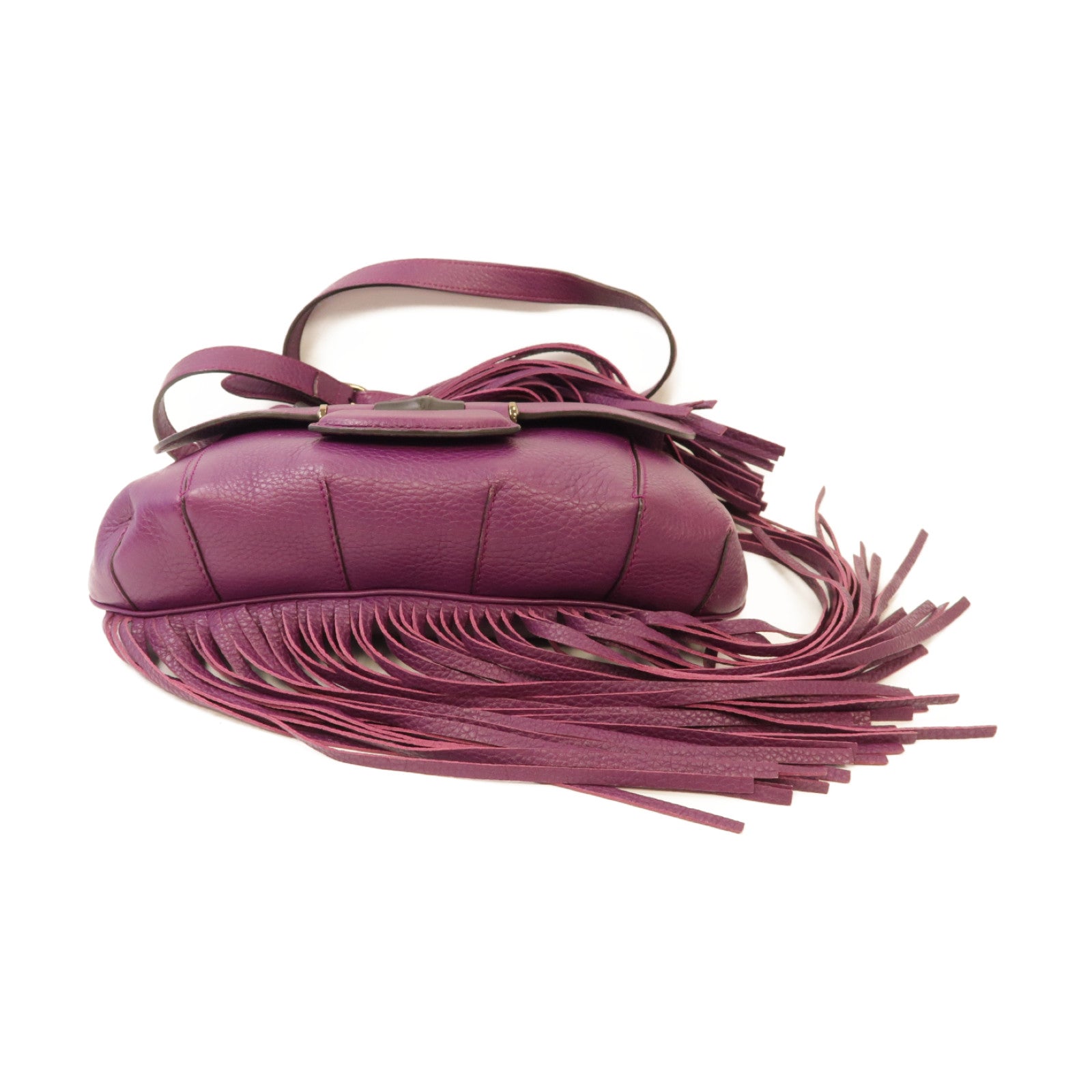 GUCCI **【激減優惠】牛皮皮革Shoulder Bag肩背袋紫色