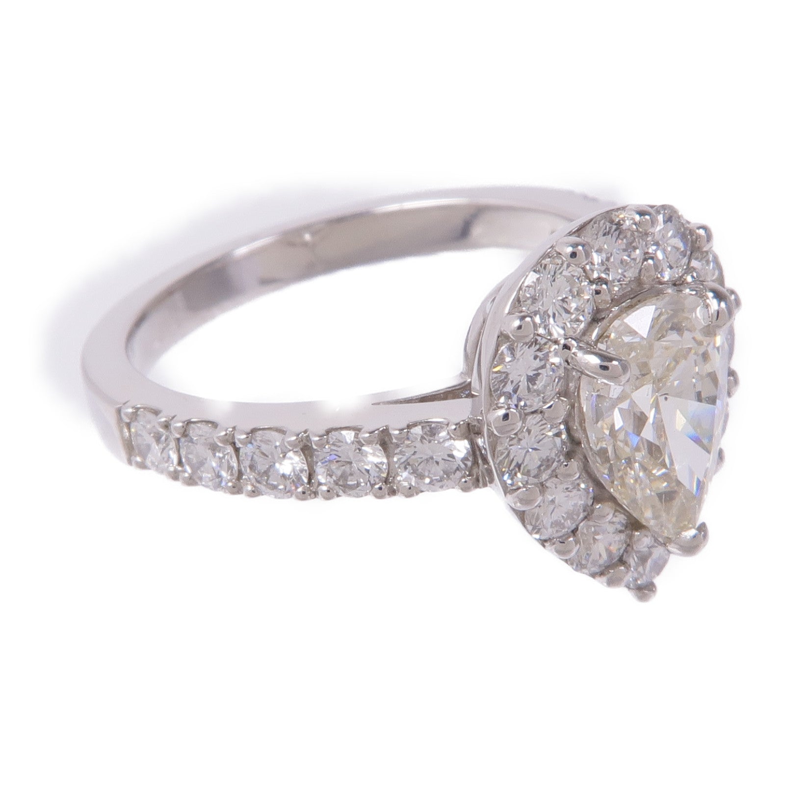 JEWELRY PT900鉑金Diamond Ring鑽石戒指US#6.75