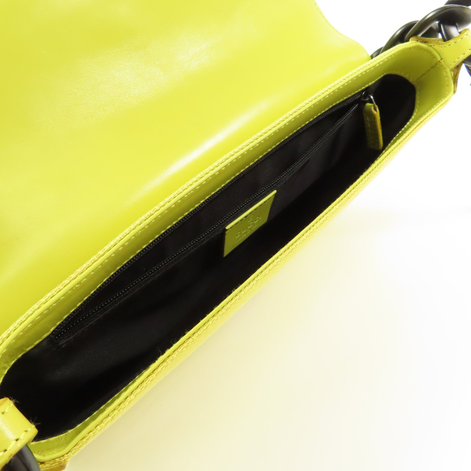 GUCCI GG SHW Shoulder Bag Canvas/Leather 0013820 Yellow