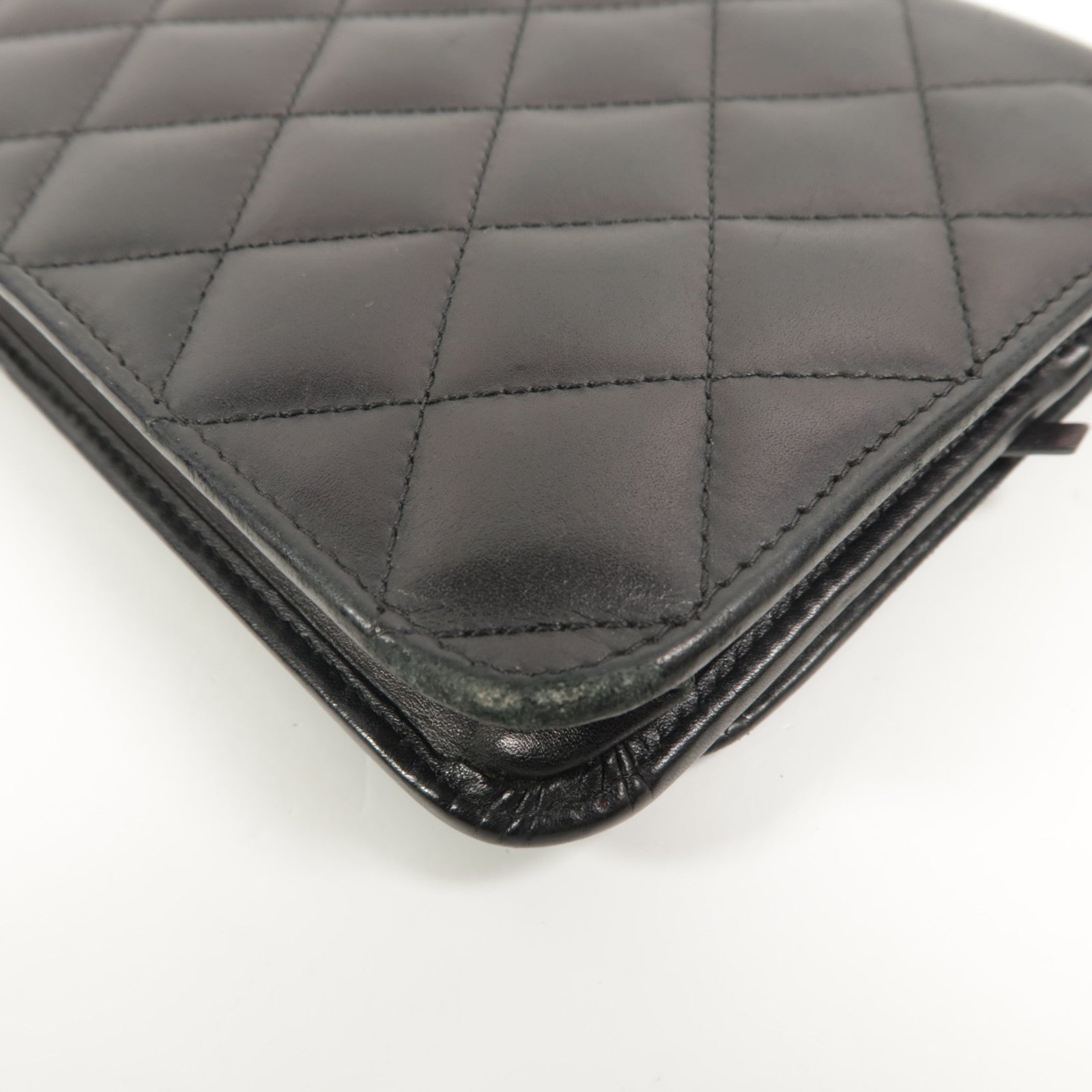 CHANEL 牛皮皮革Cambon Wallet On Chain鏈帶肩背袋
