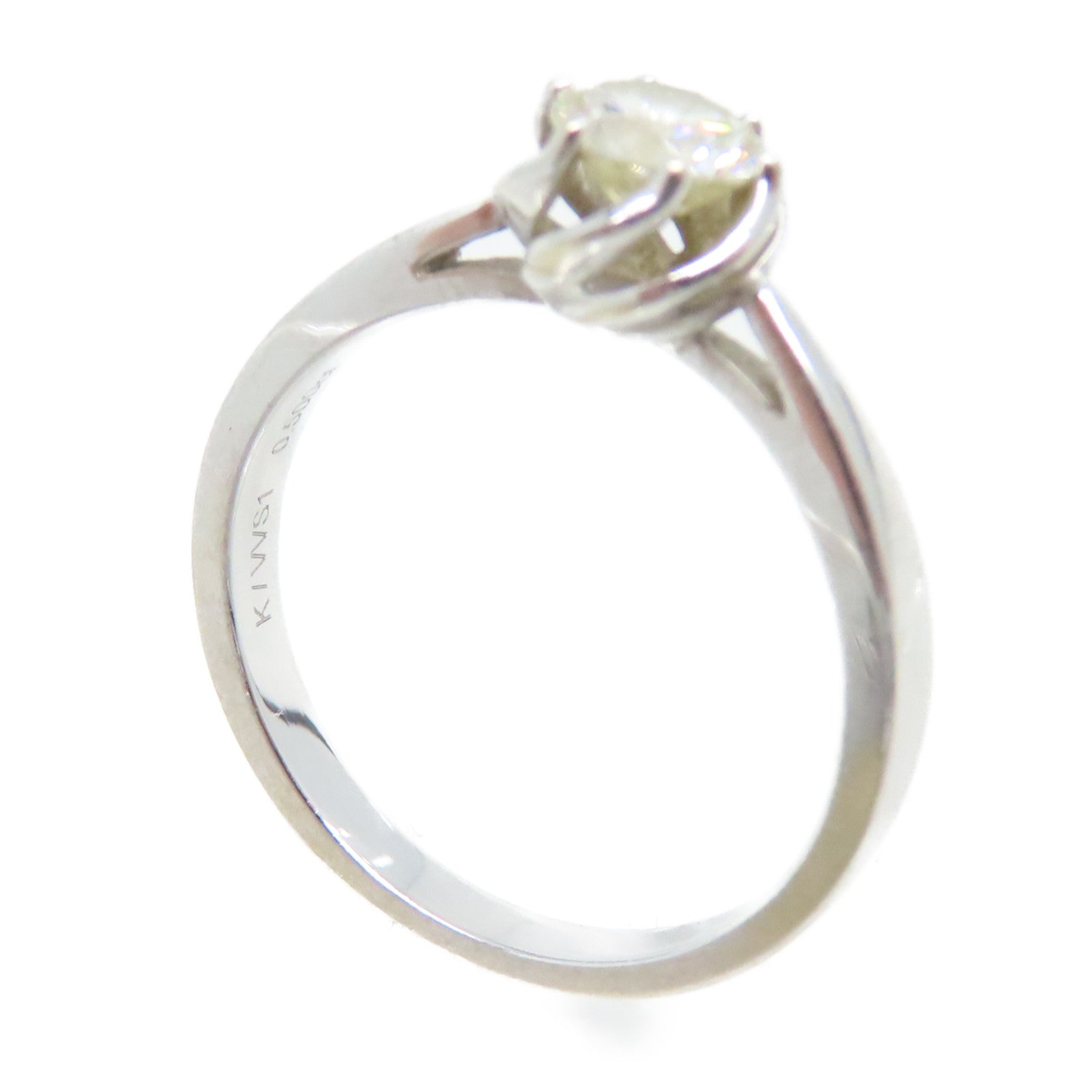 JEWELRY **【激減優惠】18K白金Ring 0.50ct鑽石戒指US#6