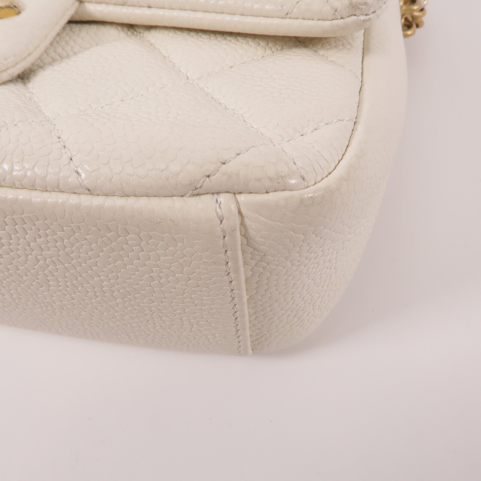 CHANEL 牛皮皮革Shoulder Bag鏈帶肩背袋