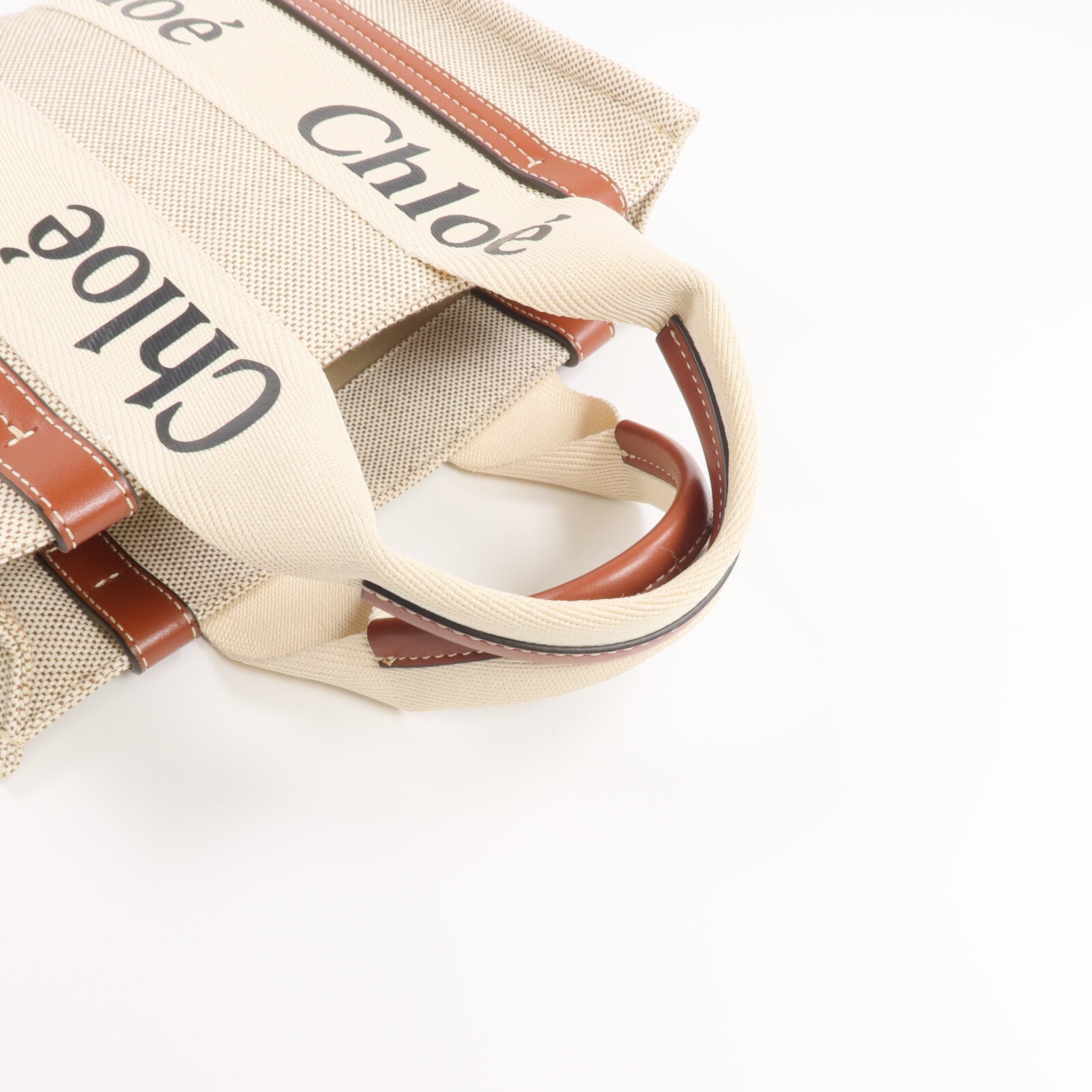 Chloe 帆布Woody Small Tote Bag手挽袋