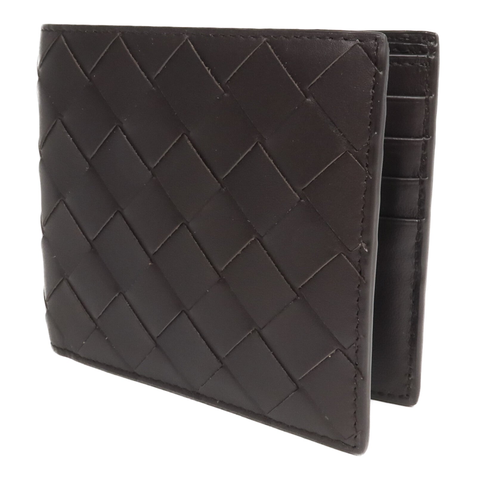 BOTTEGA VENETA 牛皮皮革Intrecciato Bi-Fold Wallet錢包