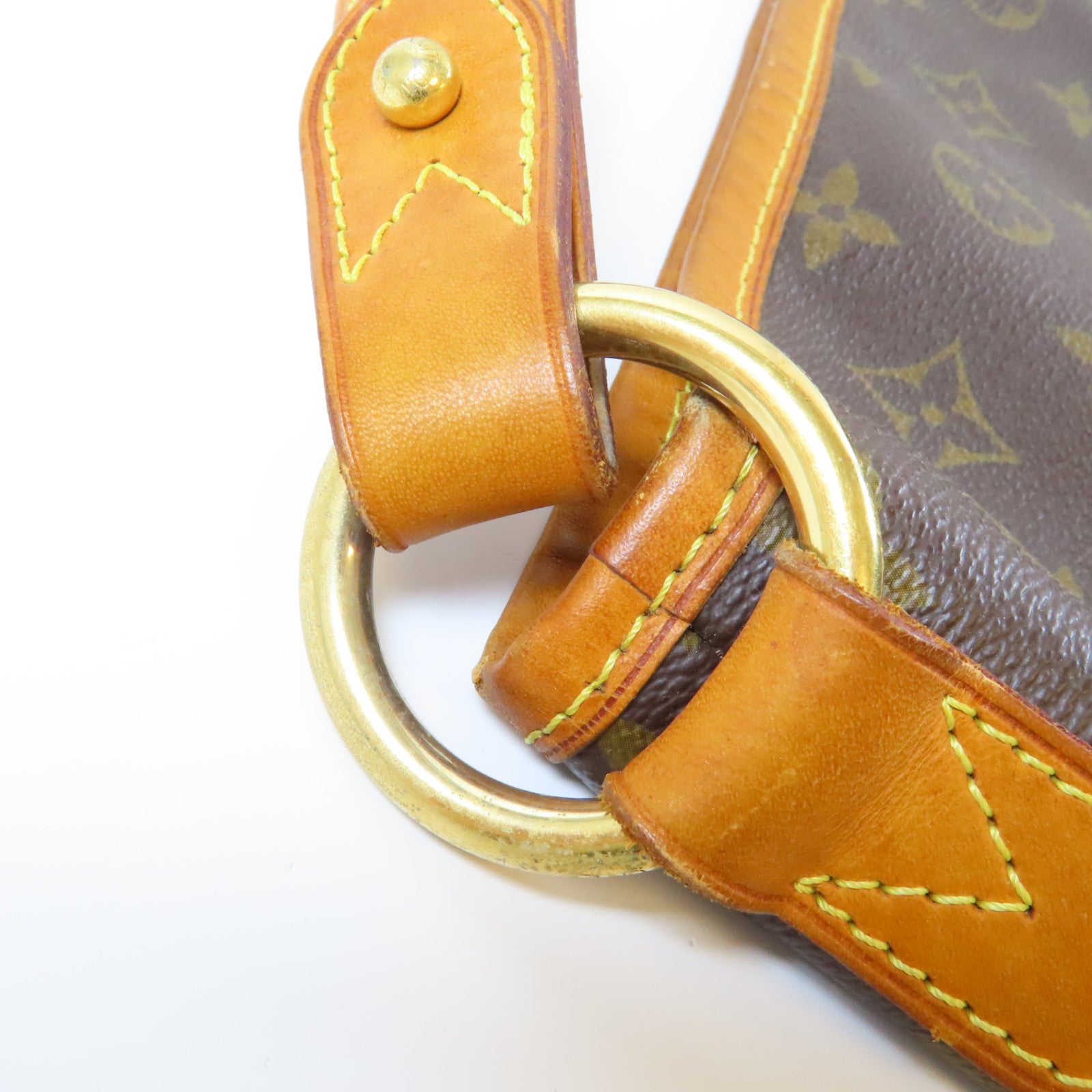 LOUIS VUITTON 【激減優惠】Monogram Deligtful MM金扣肩背袋啡色
