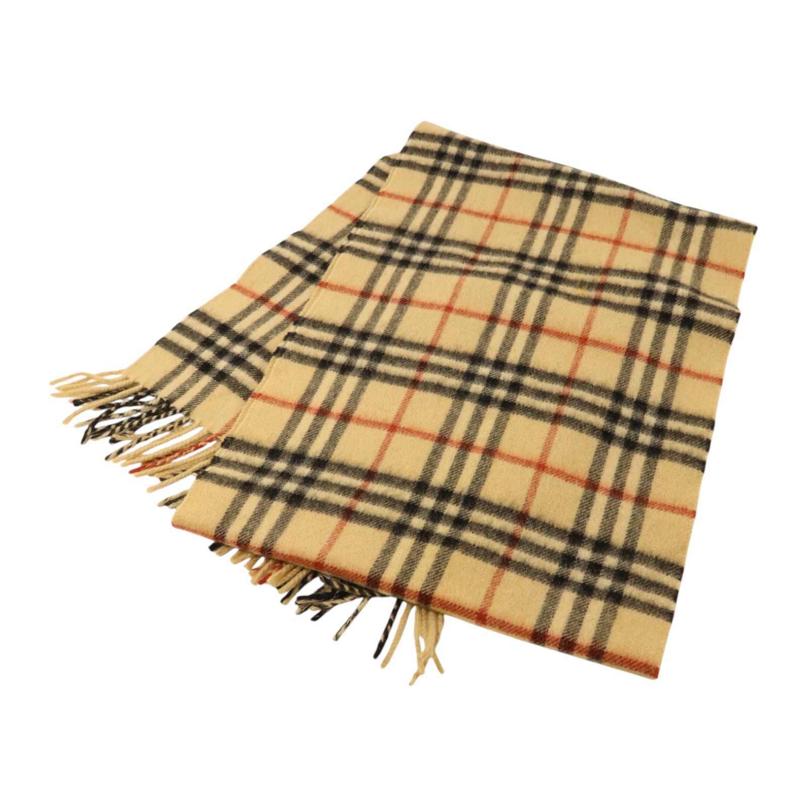 BURBERRY 羊絨Check Cashmere Scarf圍巾