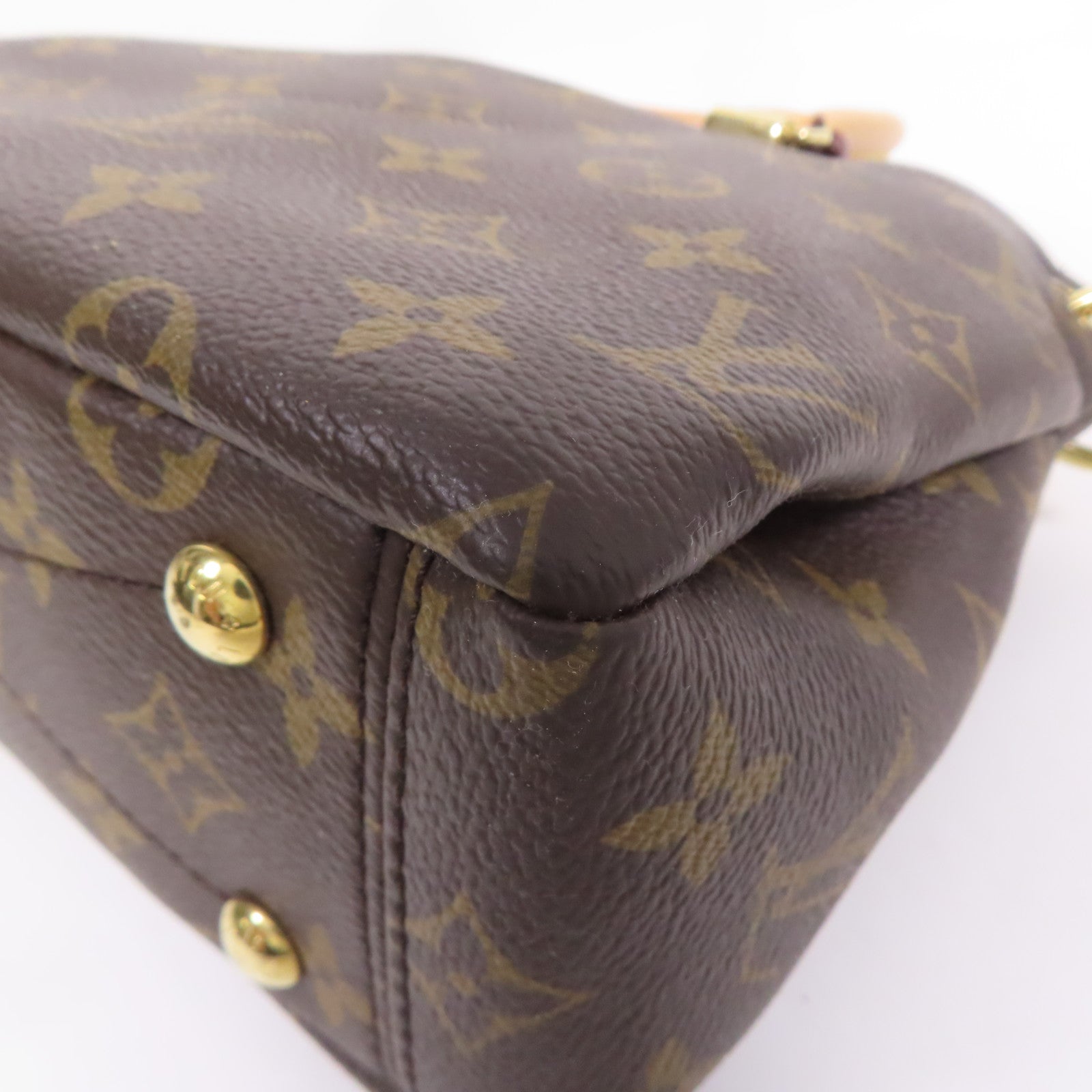 LOUIS VUITTON Monogram Pallas金扣手挽袋
