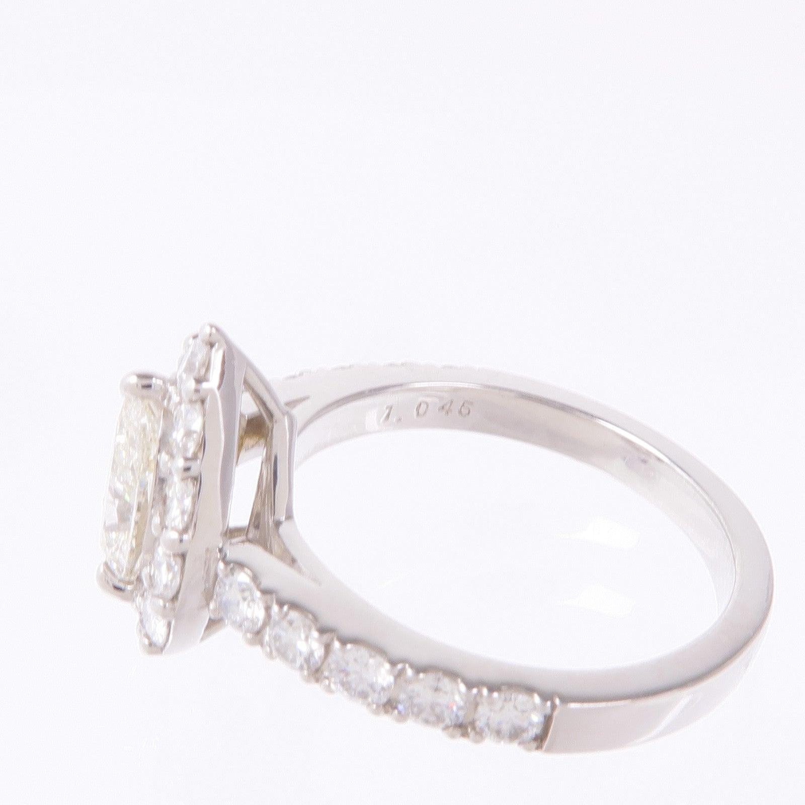 JEWELRY PT900鉑金Diamond Ring鑽石戒指US#6.75