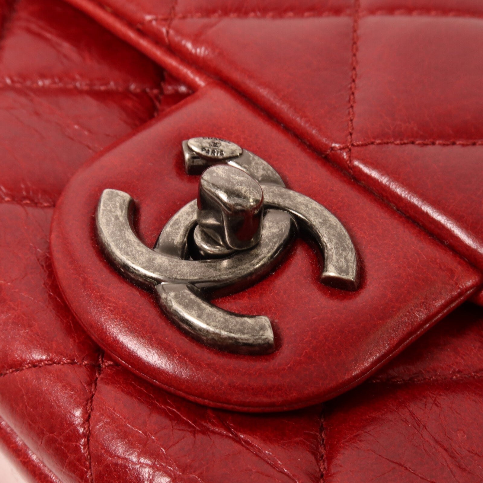CHANEL 牛皮皮革Chain Shoulder鏈帶肩背袋