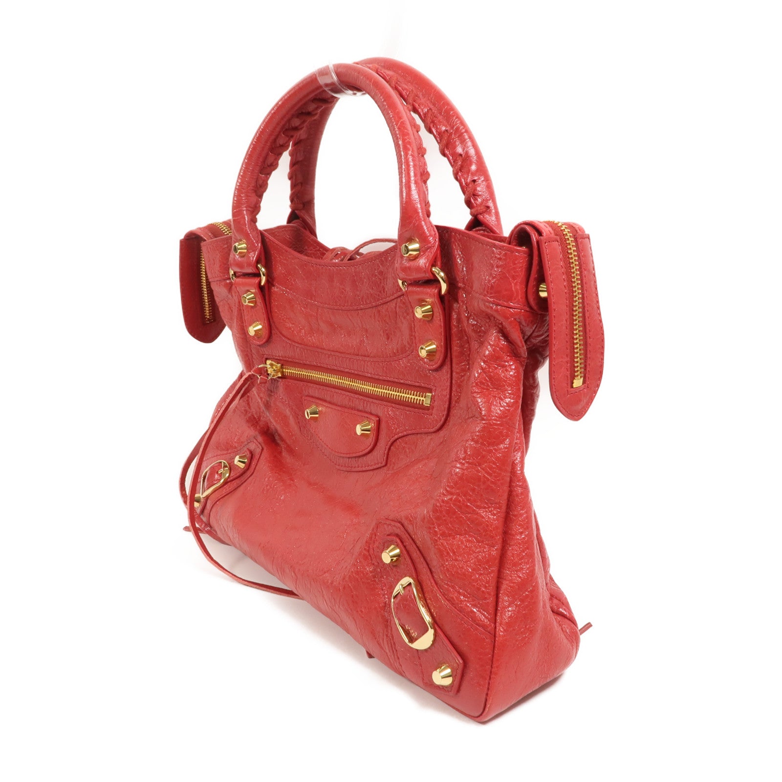 BALENCIAGA 牛皮皮革City手挽肩背兩用袋