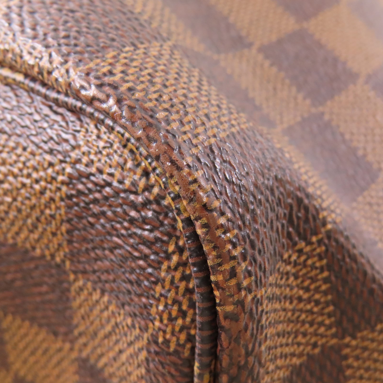 LOUIS VUITTON Damier Neverfull金扣肩背袋