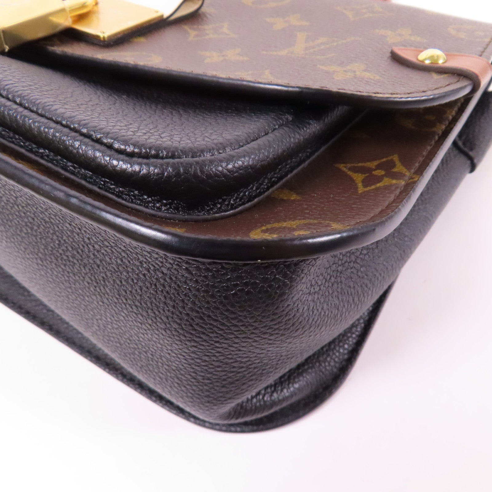 LOUIS VUITTON Monogram Vanguard金扣手挽肩背兩用袋