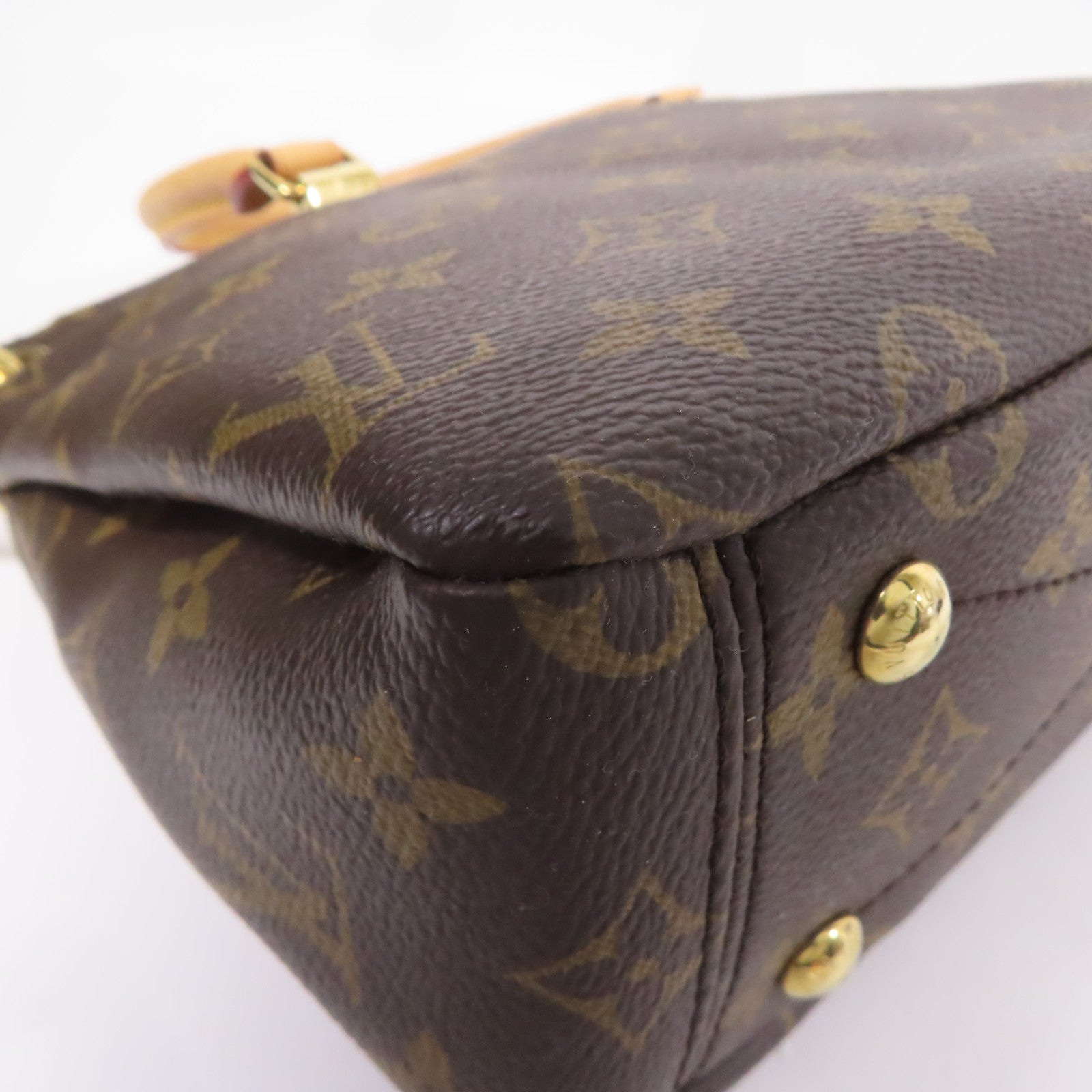 LOUIS VUITTON Monogram Pallas金扣手挽袋