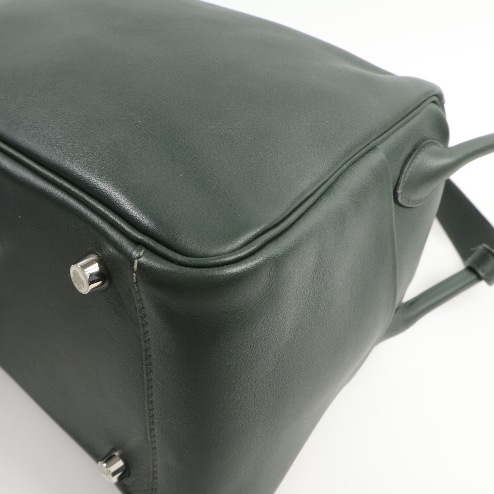 HERMES Swift皮革Lindy 26手挽肩背兩用袋Vert Cypres