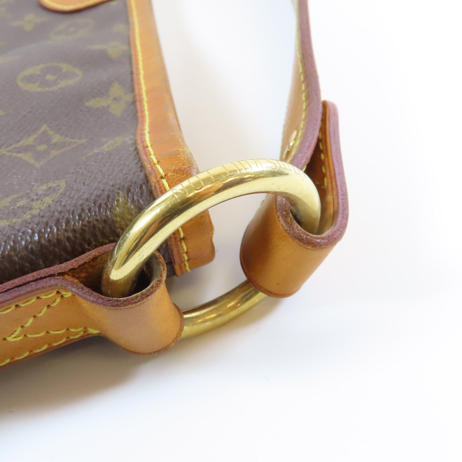 LOUIS VUITTON 【激減優惠】Monogram Deligtful MM金扣肩背袋啡色