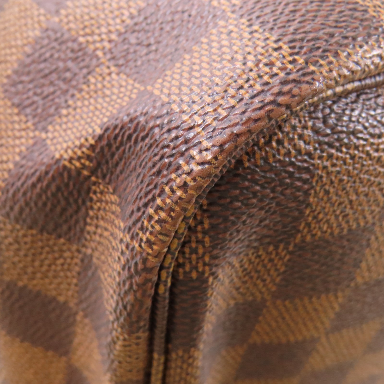 LOUIS VUITTON Damier Neverfull金扣肩背袋