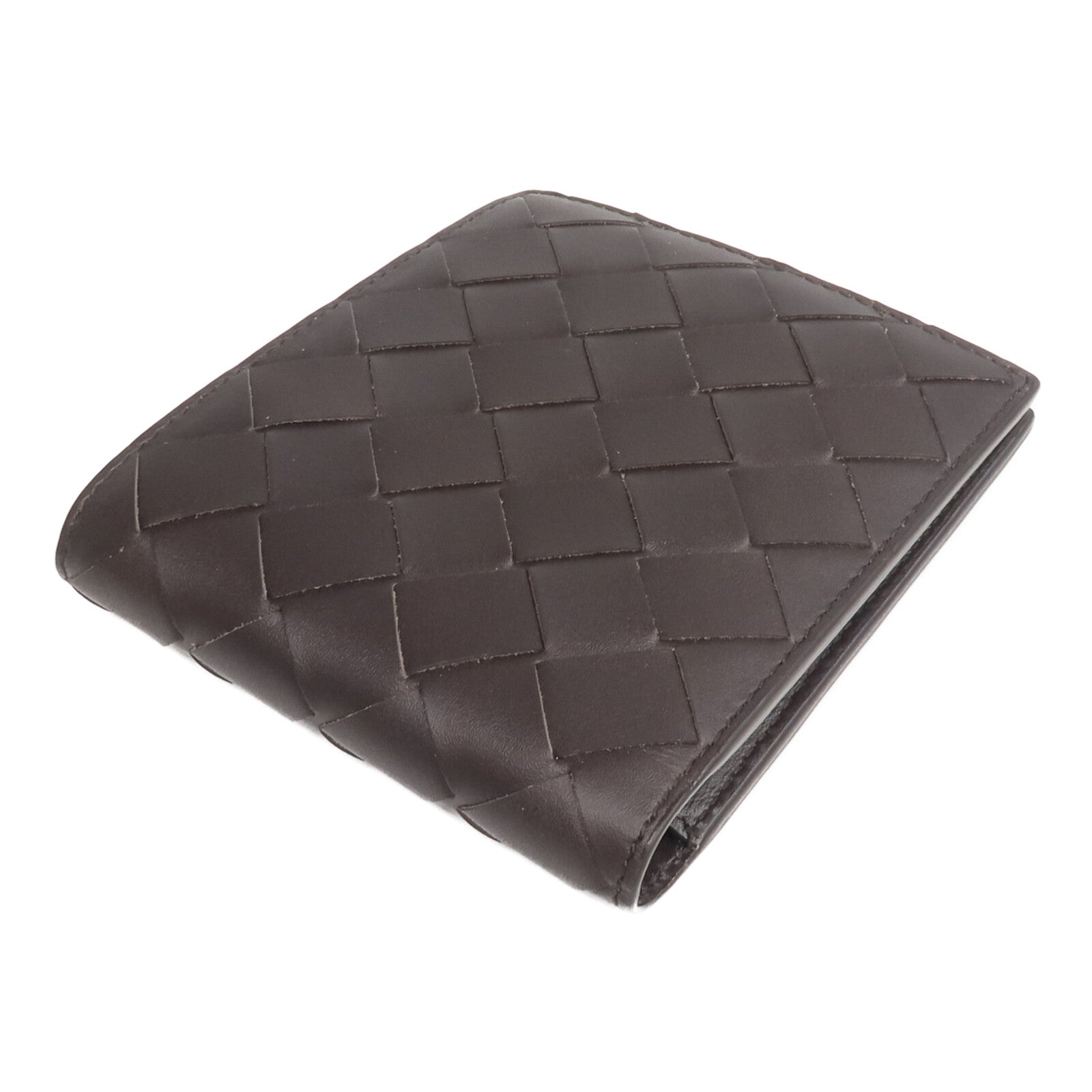 BOTTEGA VENETA 牛皮皮革Intrecciato Bi-Fold Wallet錢包
