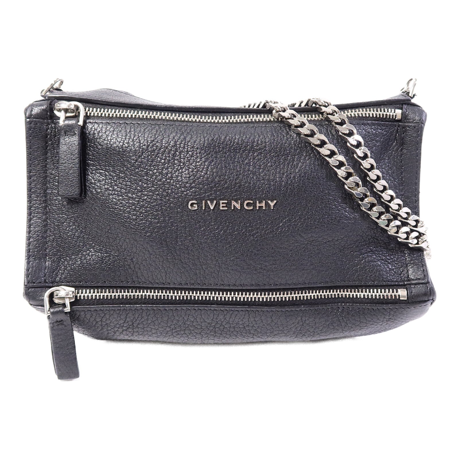 GIVENCHY 牛皮皮革Pandora Mini鏈帶肩背袋