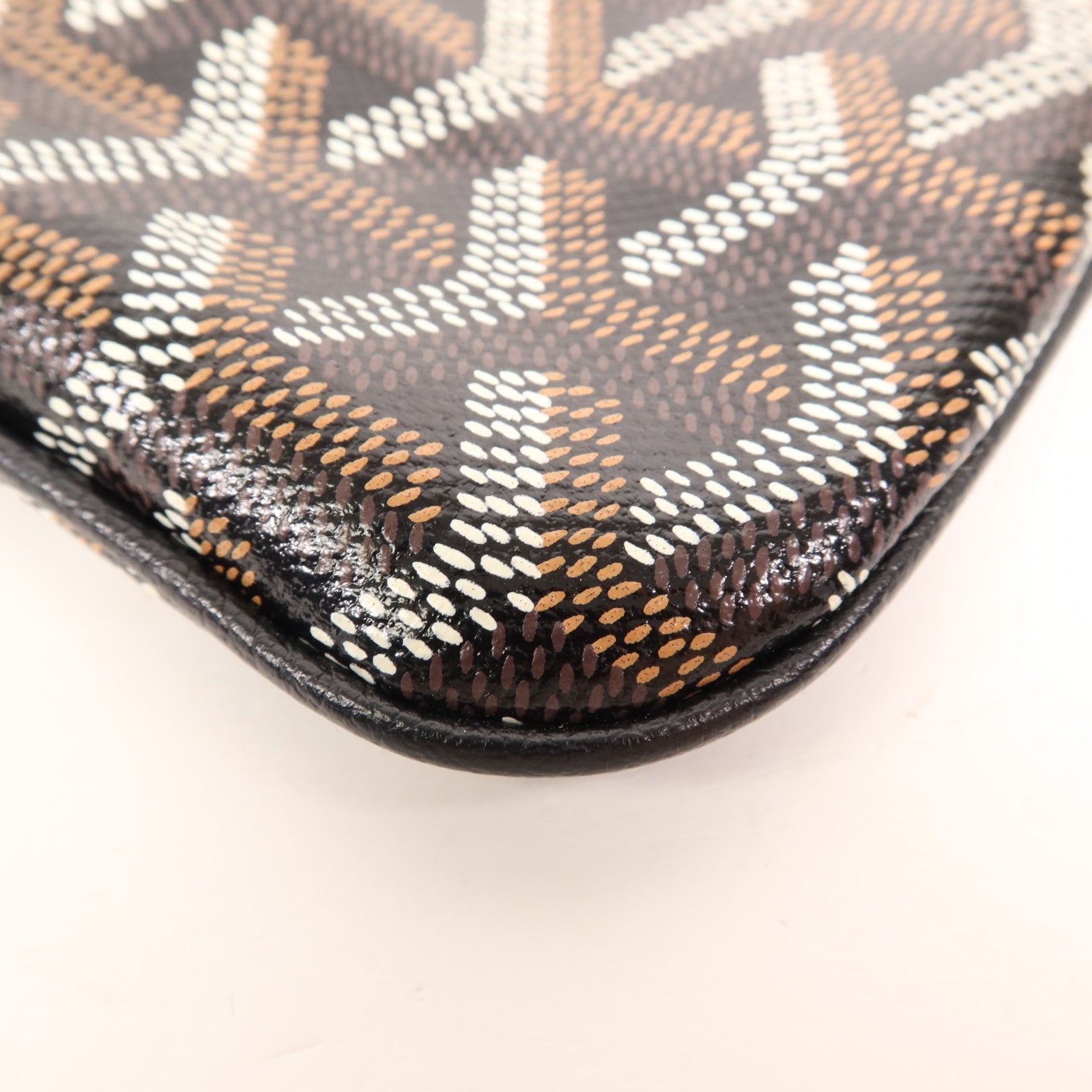 GOYARD 塗層帆布Pouch銀扣手拿包