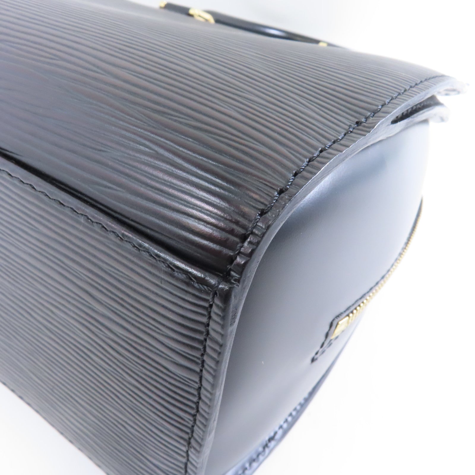 LOUIS VUITTON Epi Pont Neuf金扣手挽袋黑色