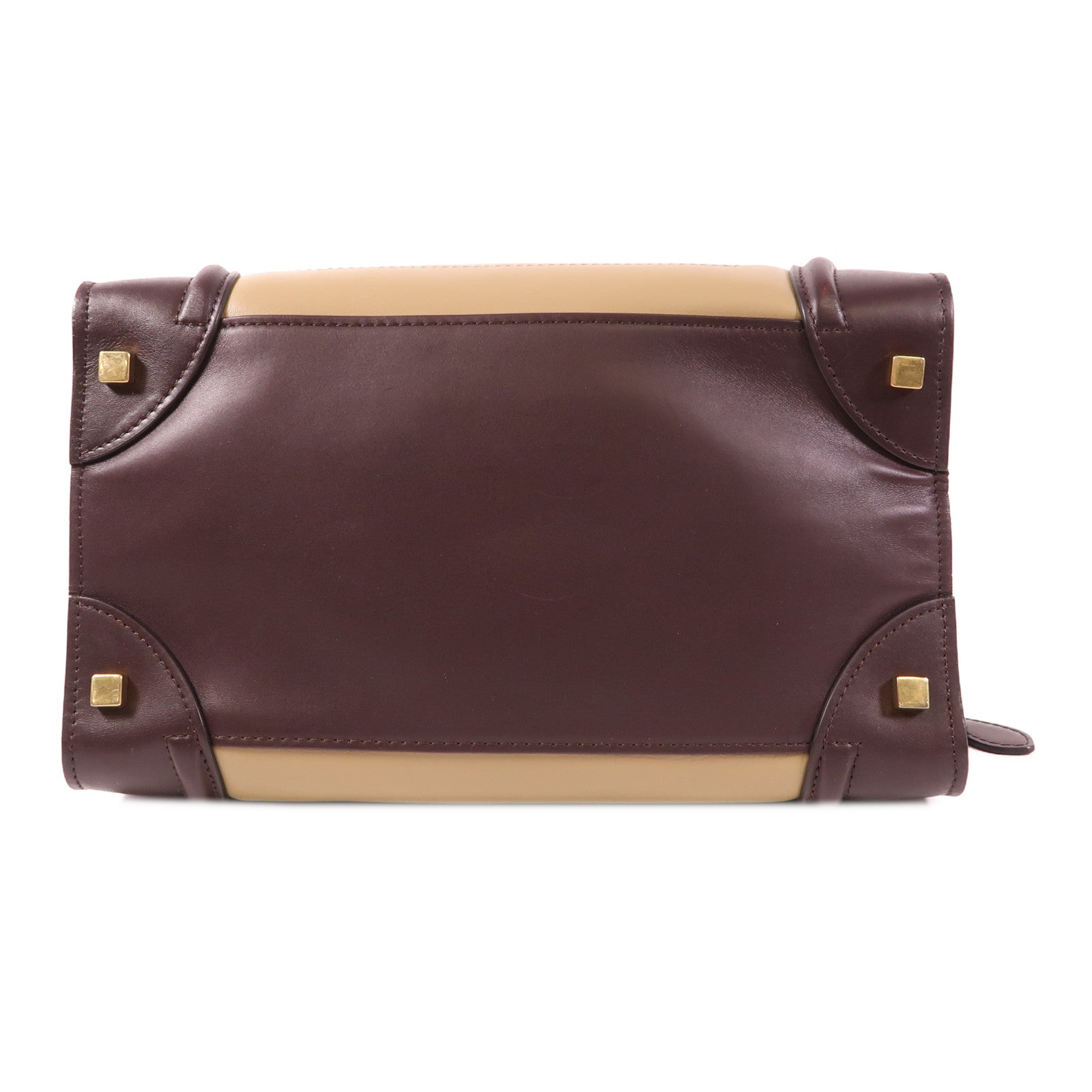 CELINE 牛皮皮革Mini Luggage金扣手挽袋