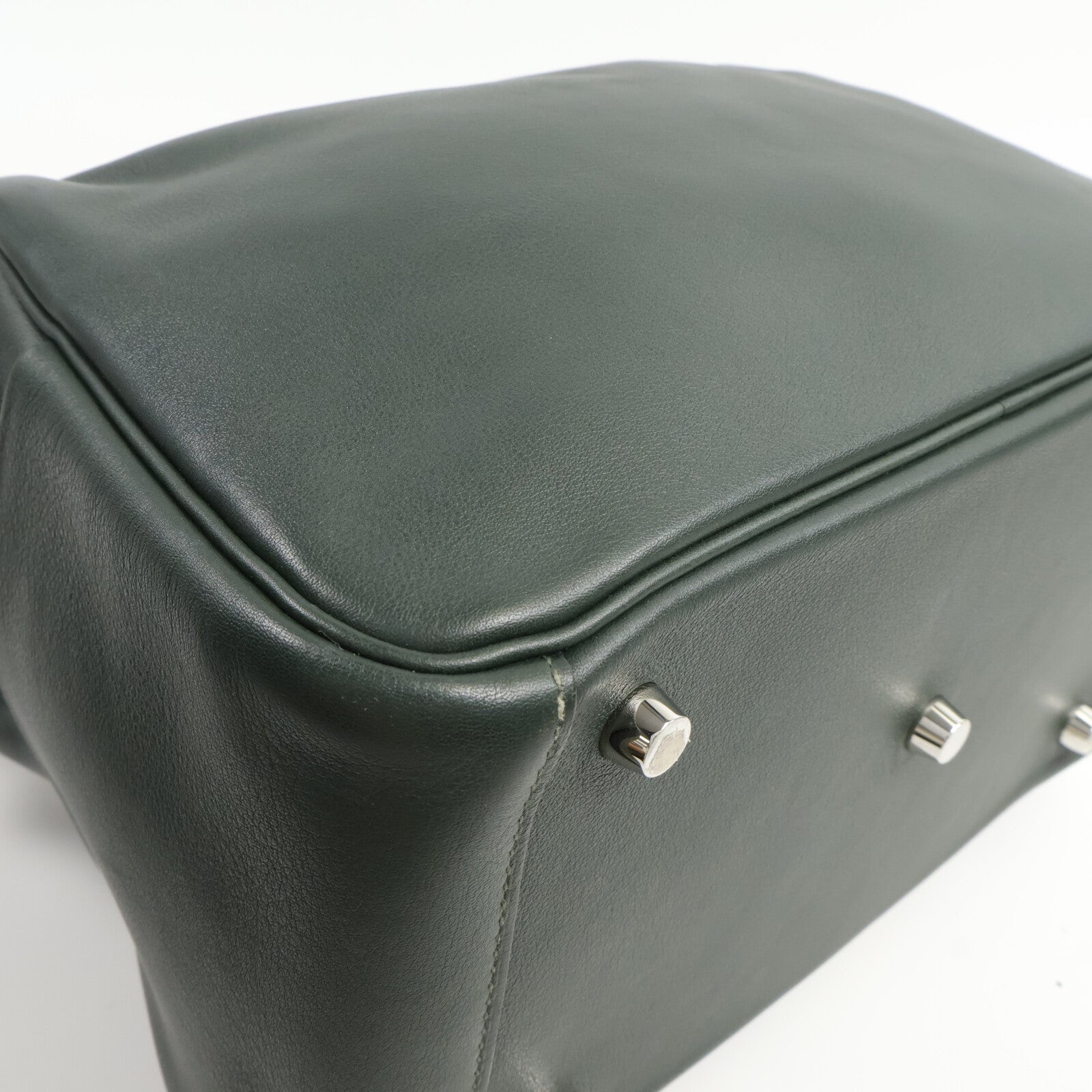 HERMES Swift皮革Lindy 26手挽肩背兩用袋Vert Cypres