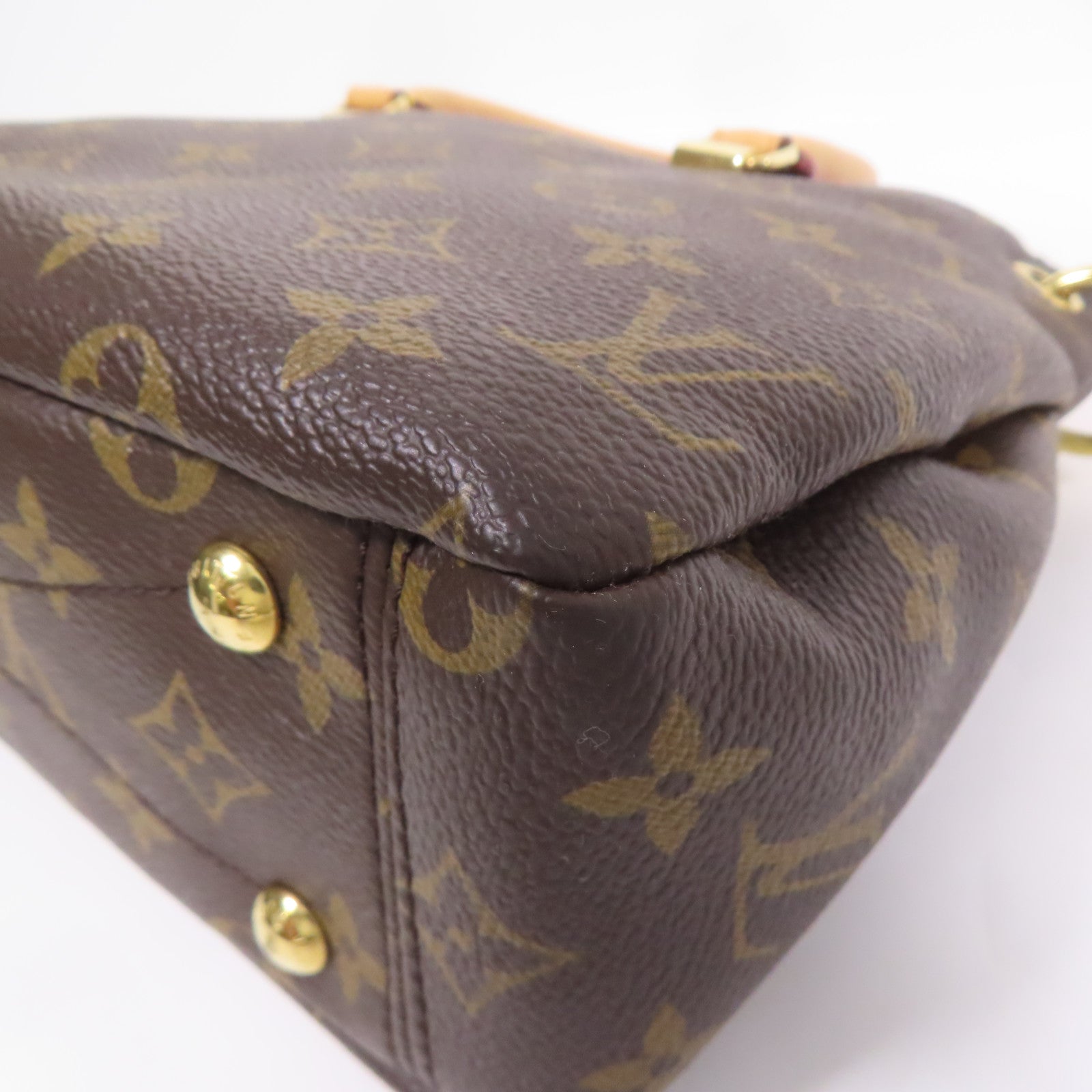 LOUIS VUITTON Monogram Pallas金扣手挽袋