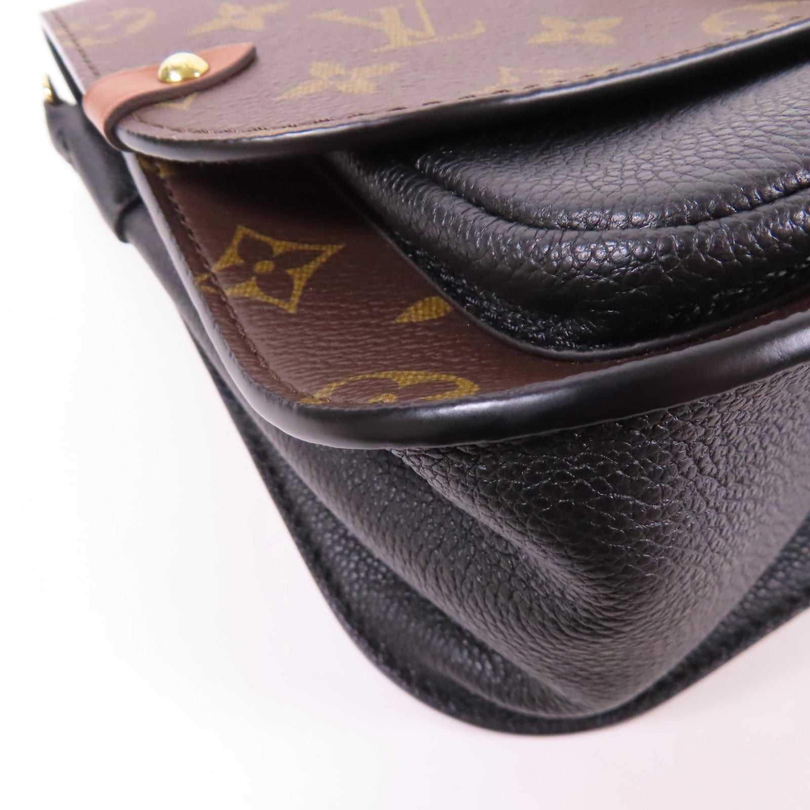 LOUIS VUITTON Monogram Vanguard金扣手挽肩背兩用袋