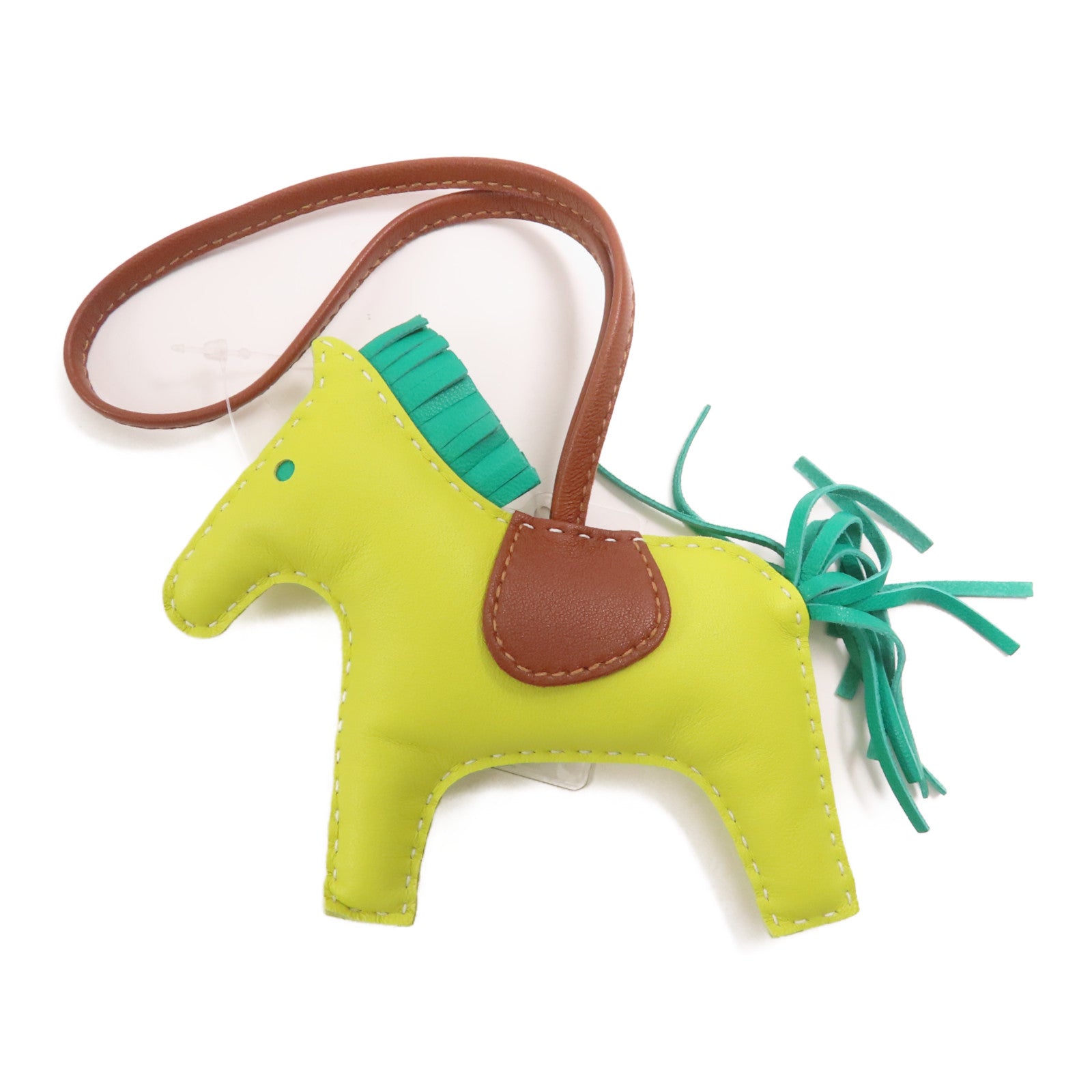 HERMES Milo皮革Rodeo MM掛飾