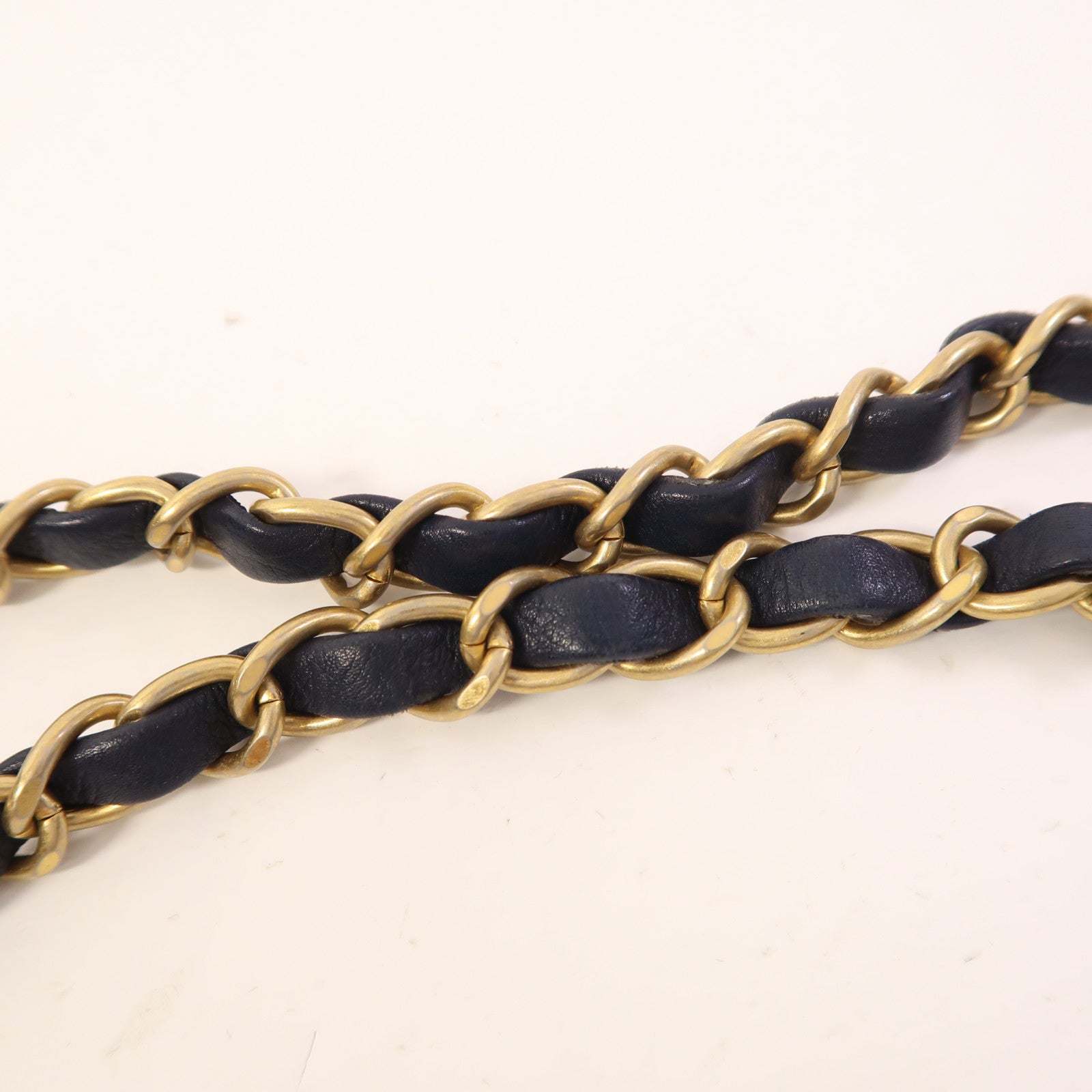 CHANEL 牛皮皮革2 Way Shoulder金扣手挽肩背兩用袋