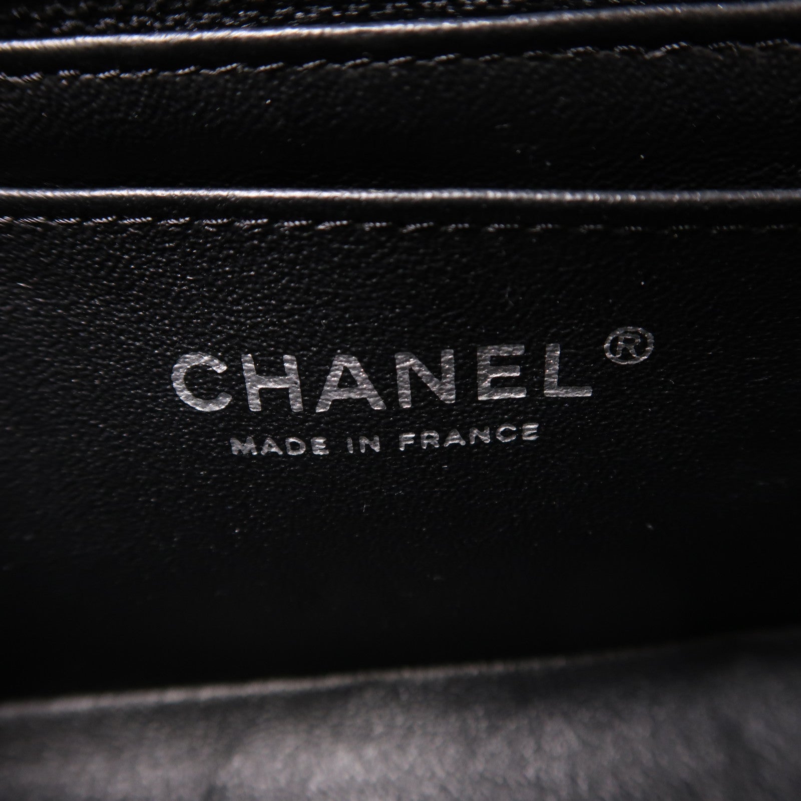 CHANEL 羊皮皮革Mini Classic 20鏈帶肩背袋黑色