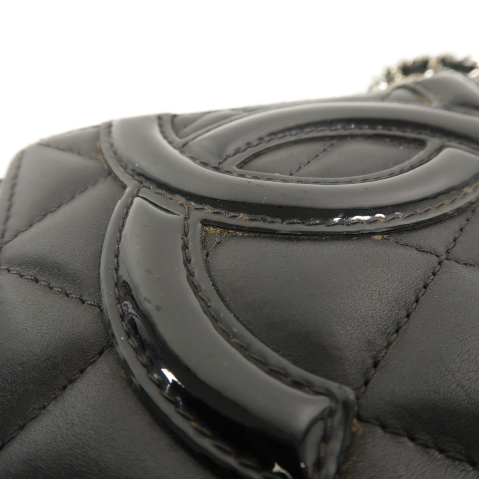 CHANEL 牛皮皮革Cambon Wallet On Chain鏈帶肩背袋