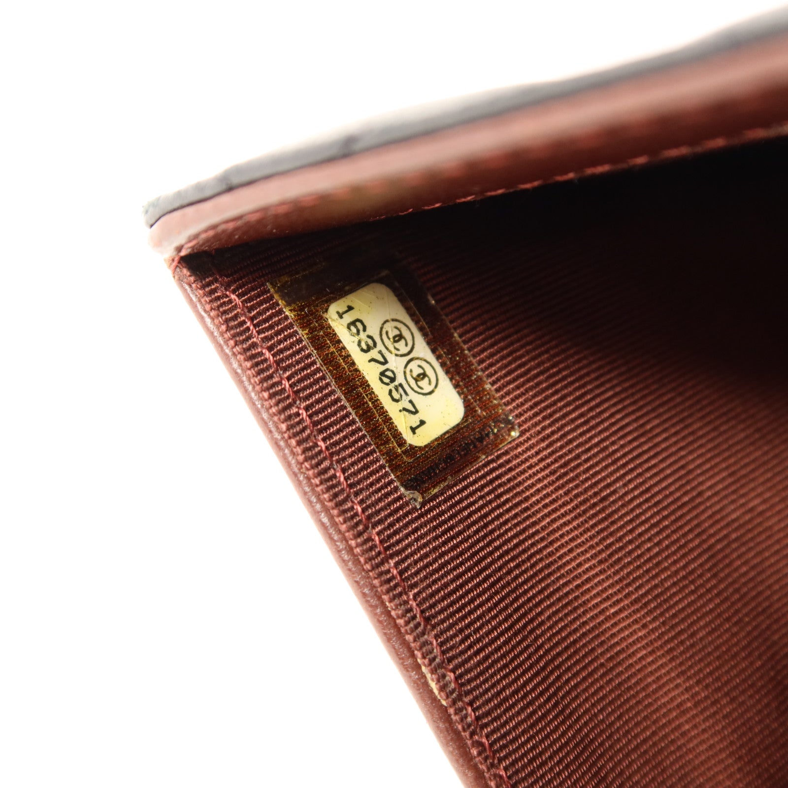 CHANEL 羊皮皮革Wallet銀扣錢包