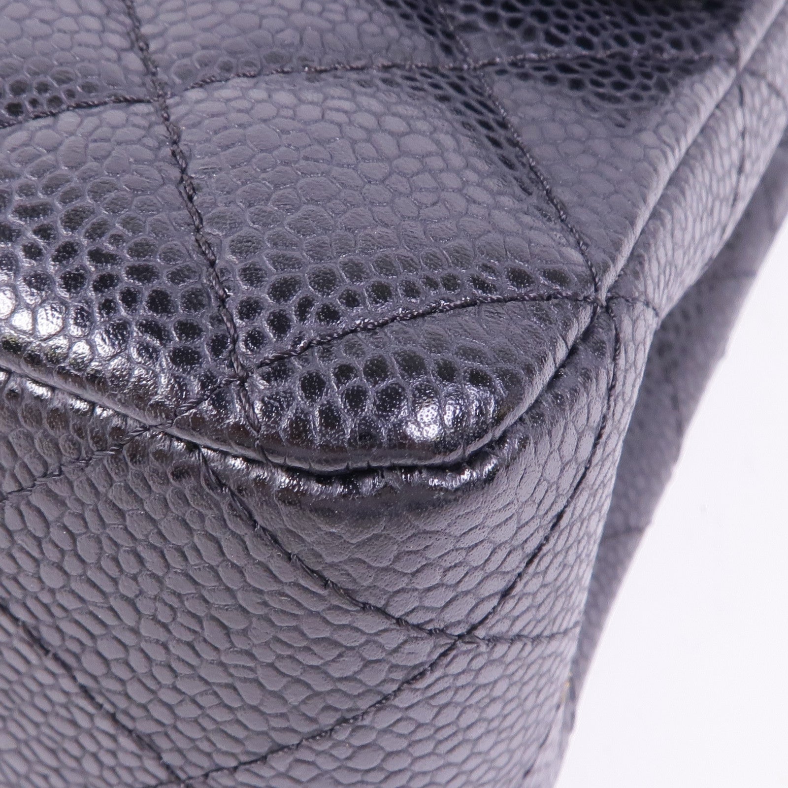 CHANEL 牛皮皮革Classic 25銀扣鏈帶肩背袋