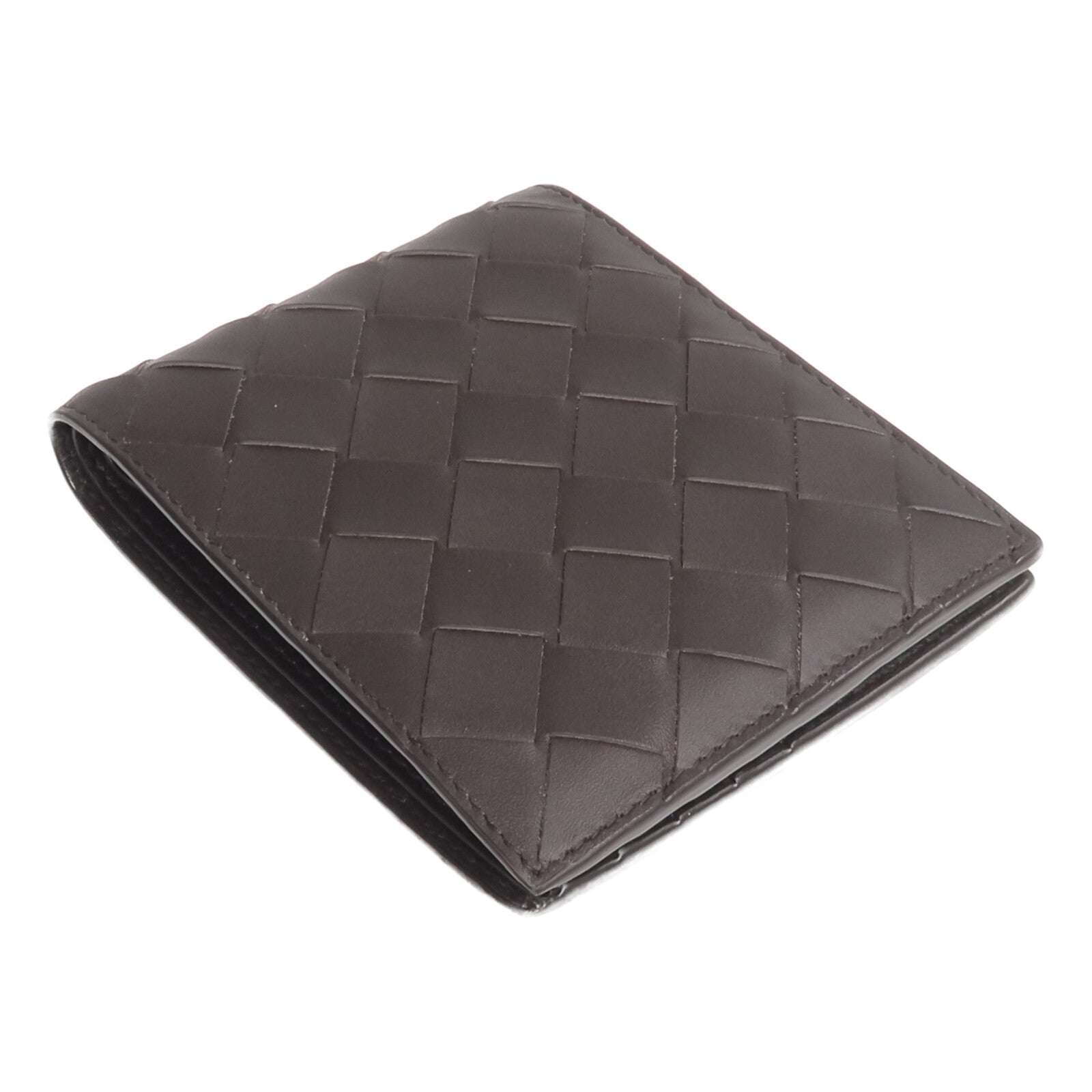 BOTTEGA VENETA 牛皮皮革Intrecciato Bi-Fold Wallet錢包