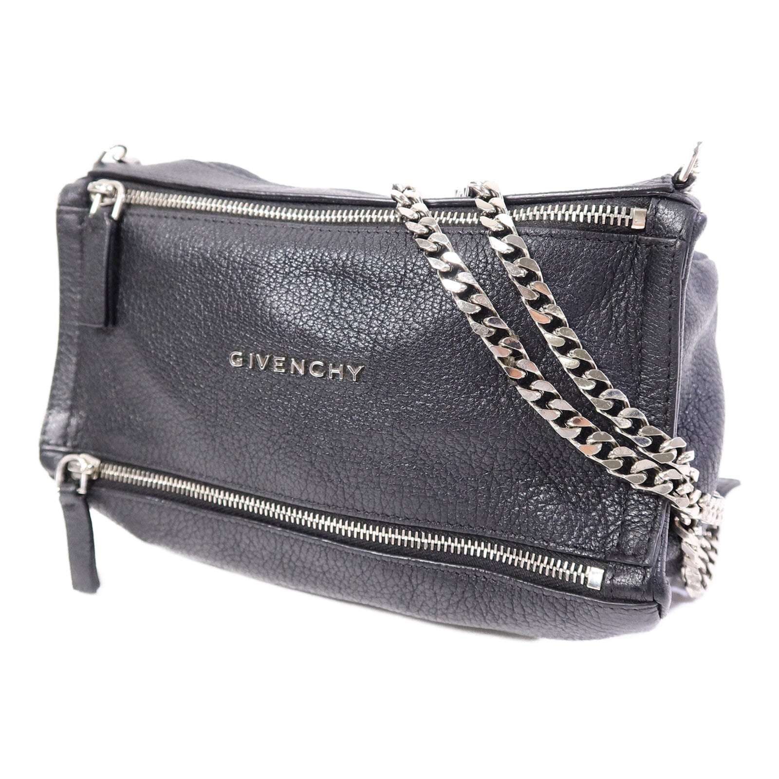 GIVENCHY 牛皮皮革Pandora Mini鏈帶肩背袋