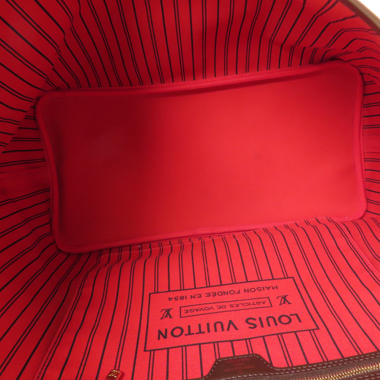LOUIS VUITTON Damier Neverfull金扣肩背袋