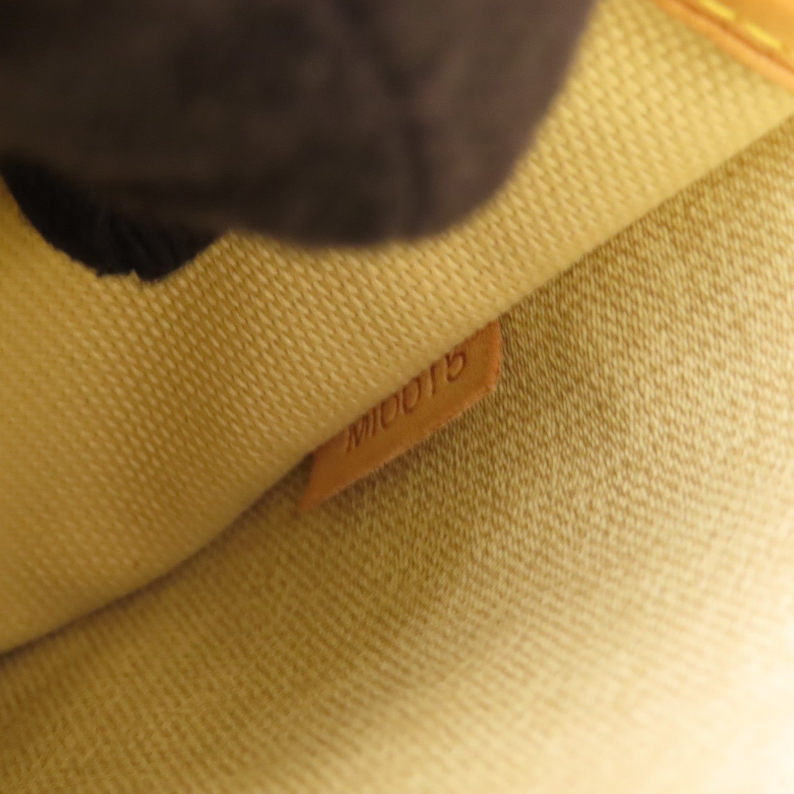 LOUIS VUITTON Monogram Trouville金扣手挽袋棕色