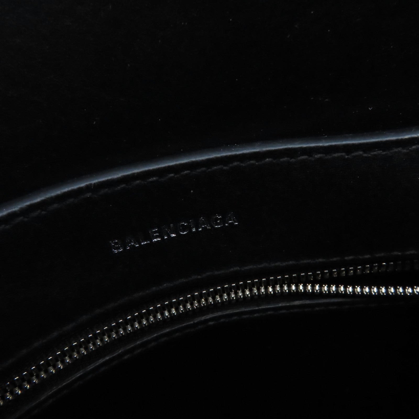 BALENCIAGA 【激減優惠】牛皮皮革Everyday XXS Tote 2Way Shoulder Bag手挽肩背兩用袋碳灰銀色