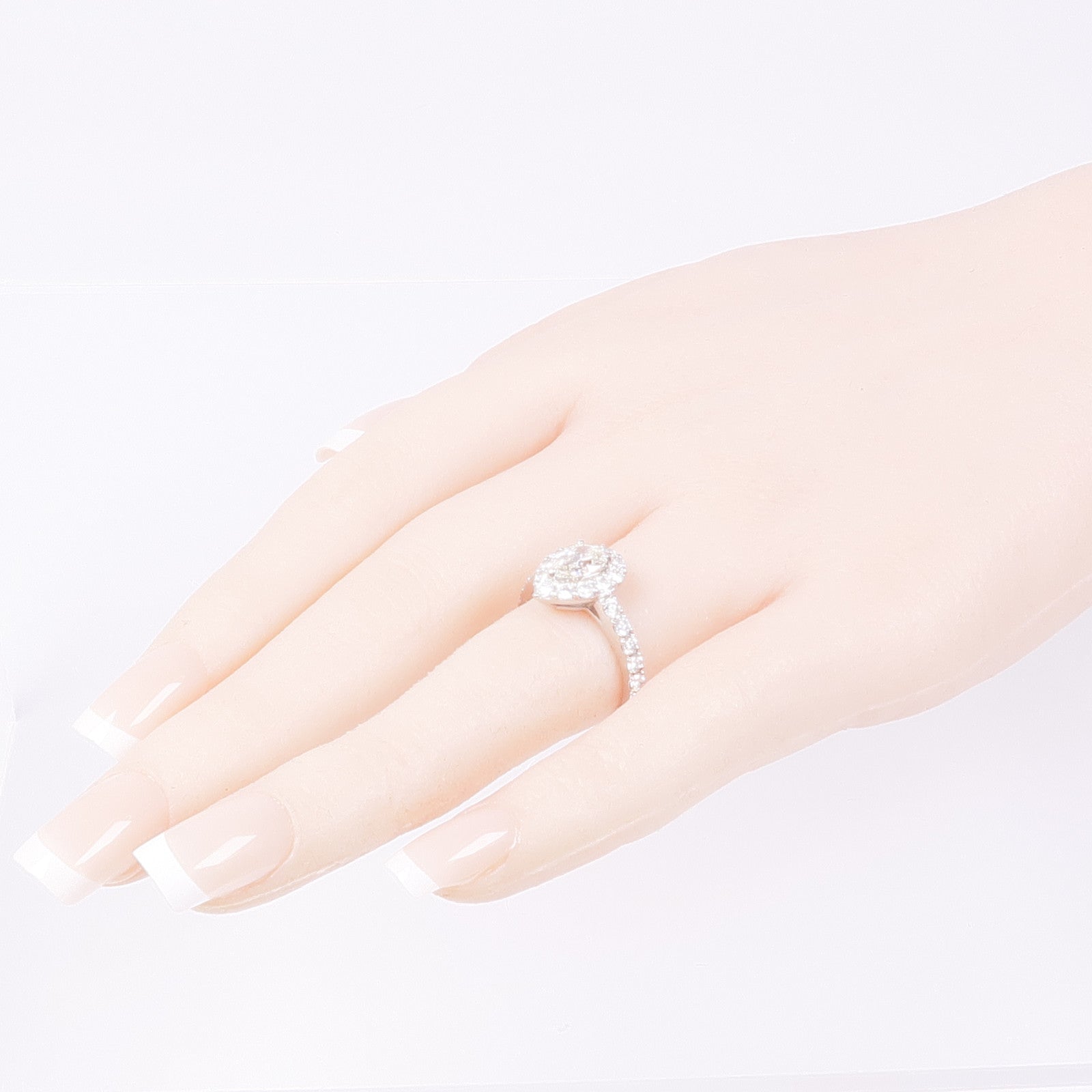 JEWELRY PT900鉑金Diamond Ring鑽石戒指US#6.75