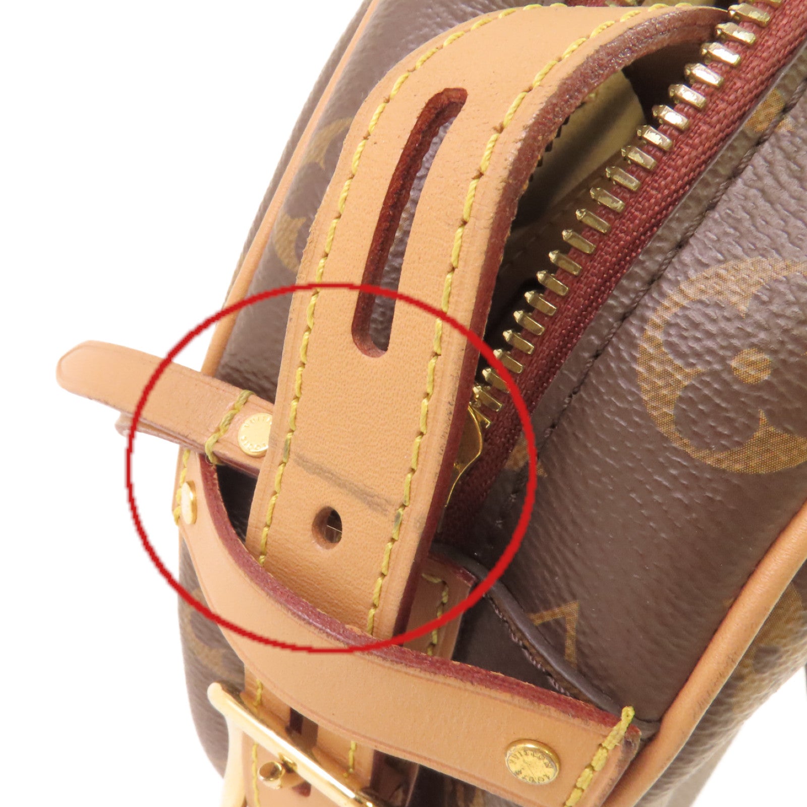 LOUIS VUITTON 【激減優惠】Monogram Boite Chapeau Souple MM Shoulder Bag金扣肩背袋啡色