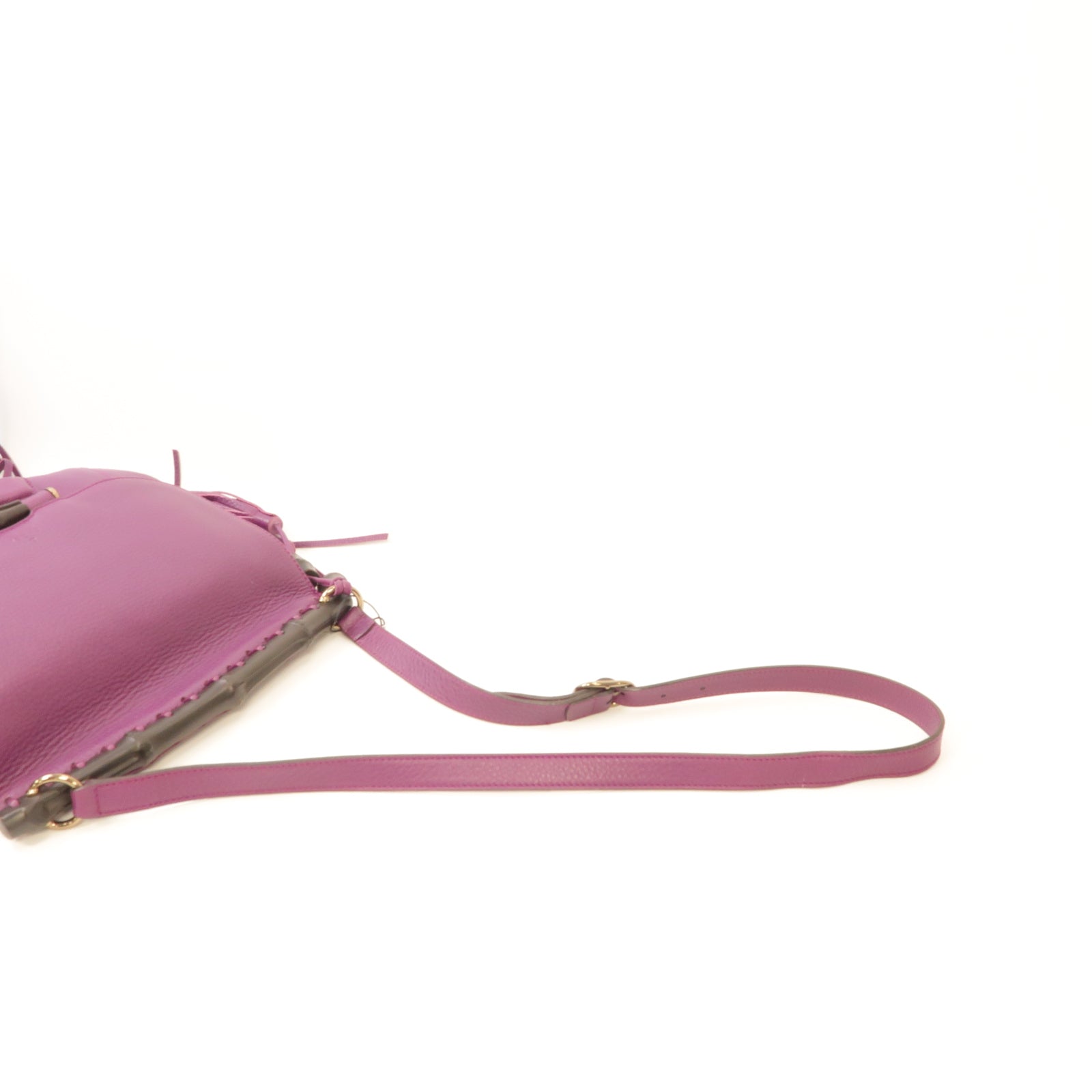 GUCCI **【激減優惠】牛皮皮革Shoulder Bag肩背袋紫色