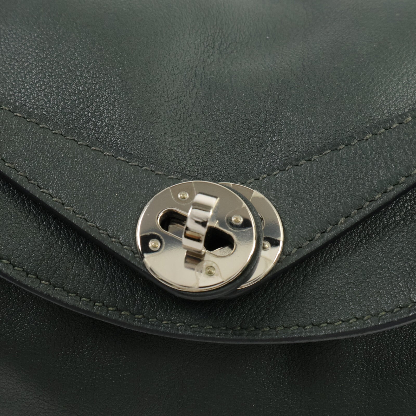 HERMES Swift皮革Lindy 26手挽肩背兩用袋Vert Cypres