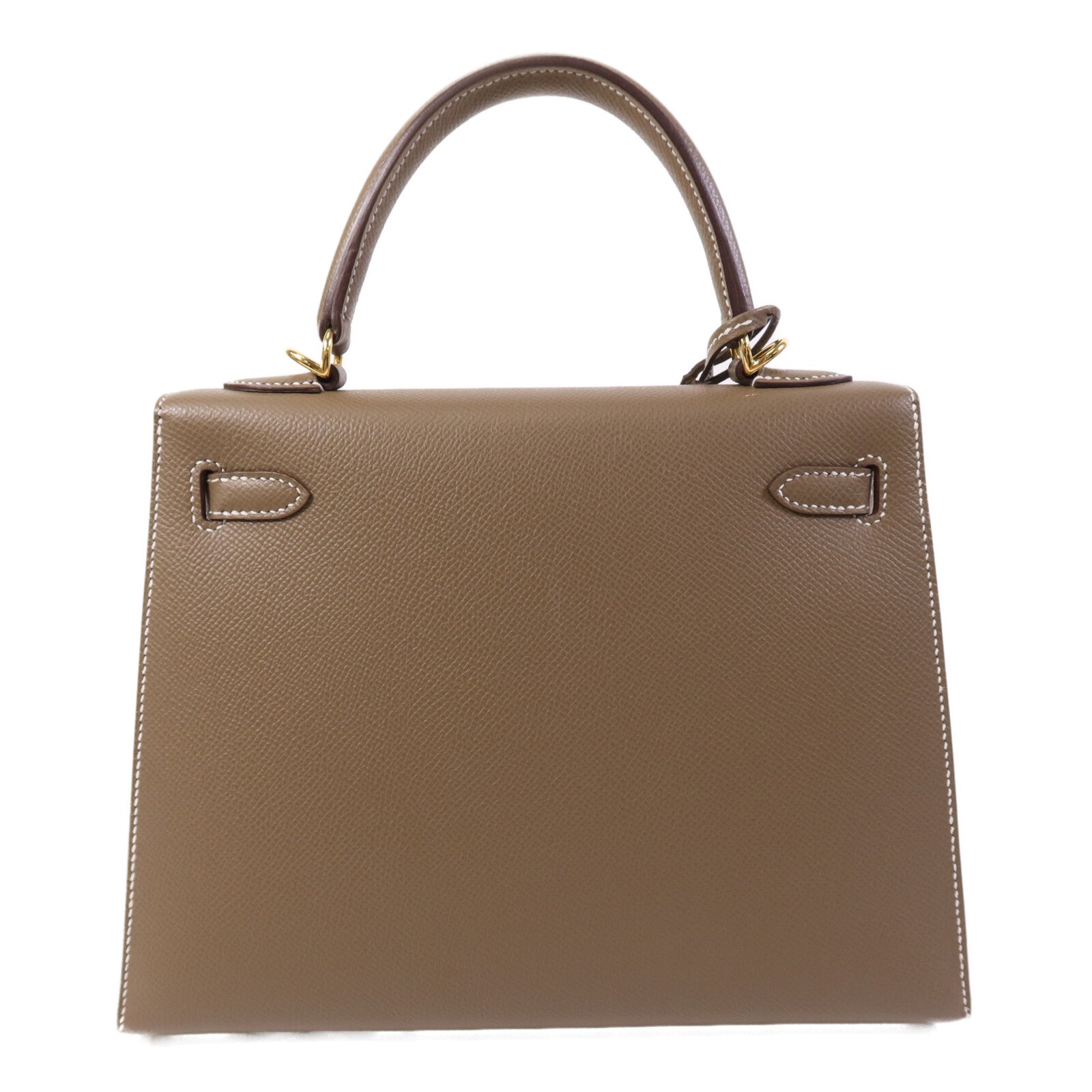 HERMES Epsom皮革Kelly 25金扣手挽肩背兩用袋