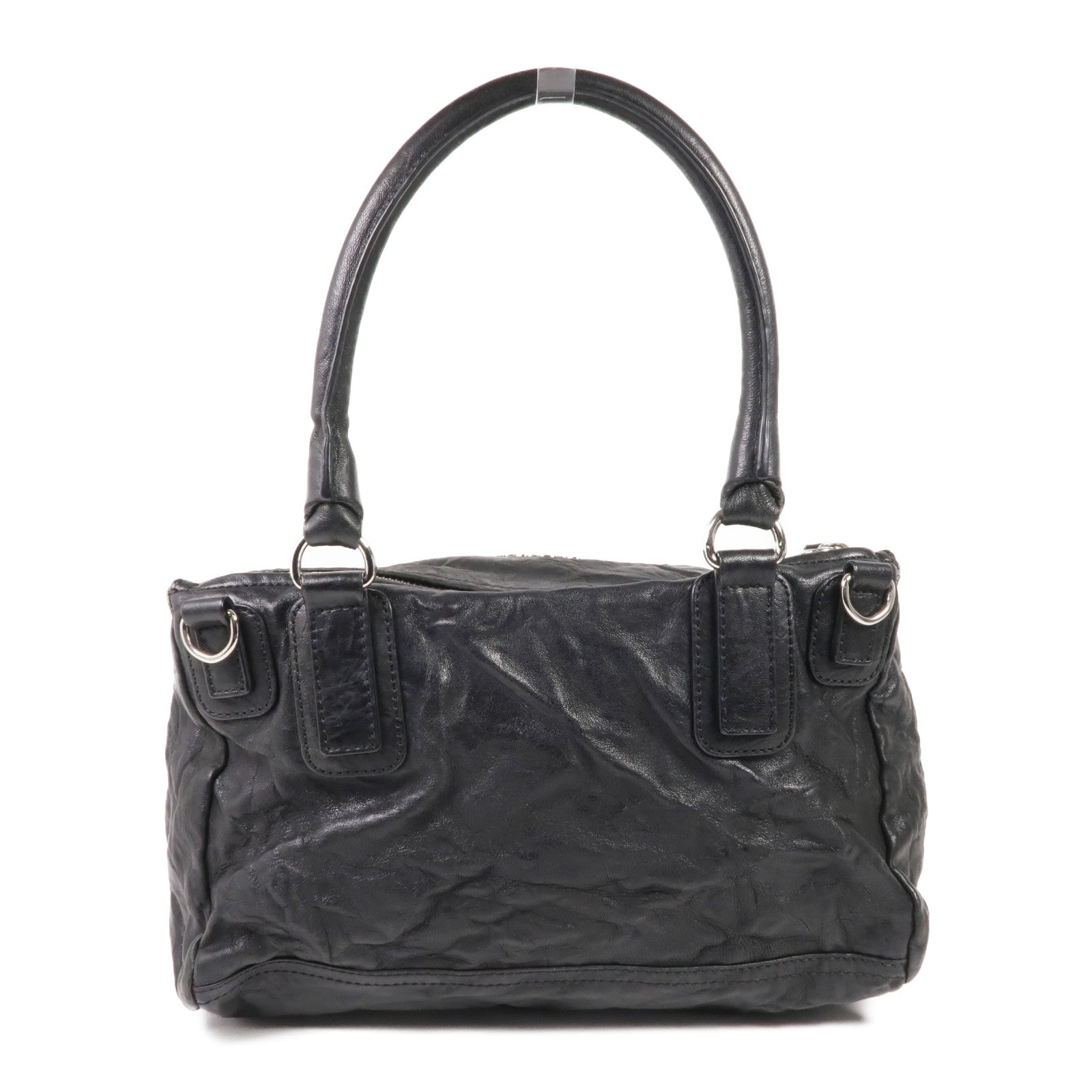 GIVENCHY 牛皮皮革Pandora Medium銀扣手挽肩背兩用袋