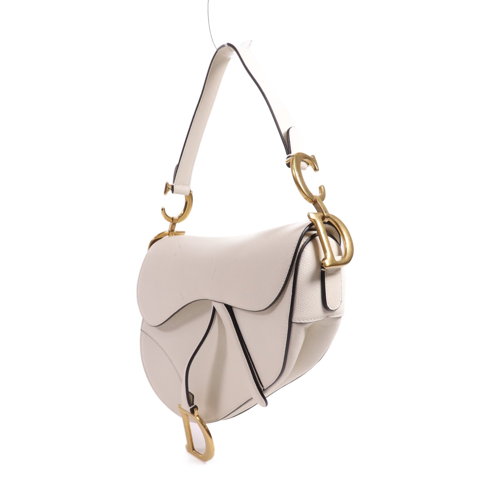 Dior 牛皮皮革Saddle Medium金扣肩背袋