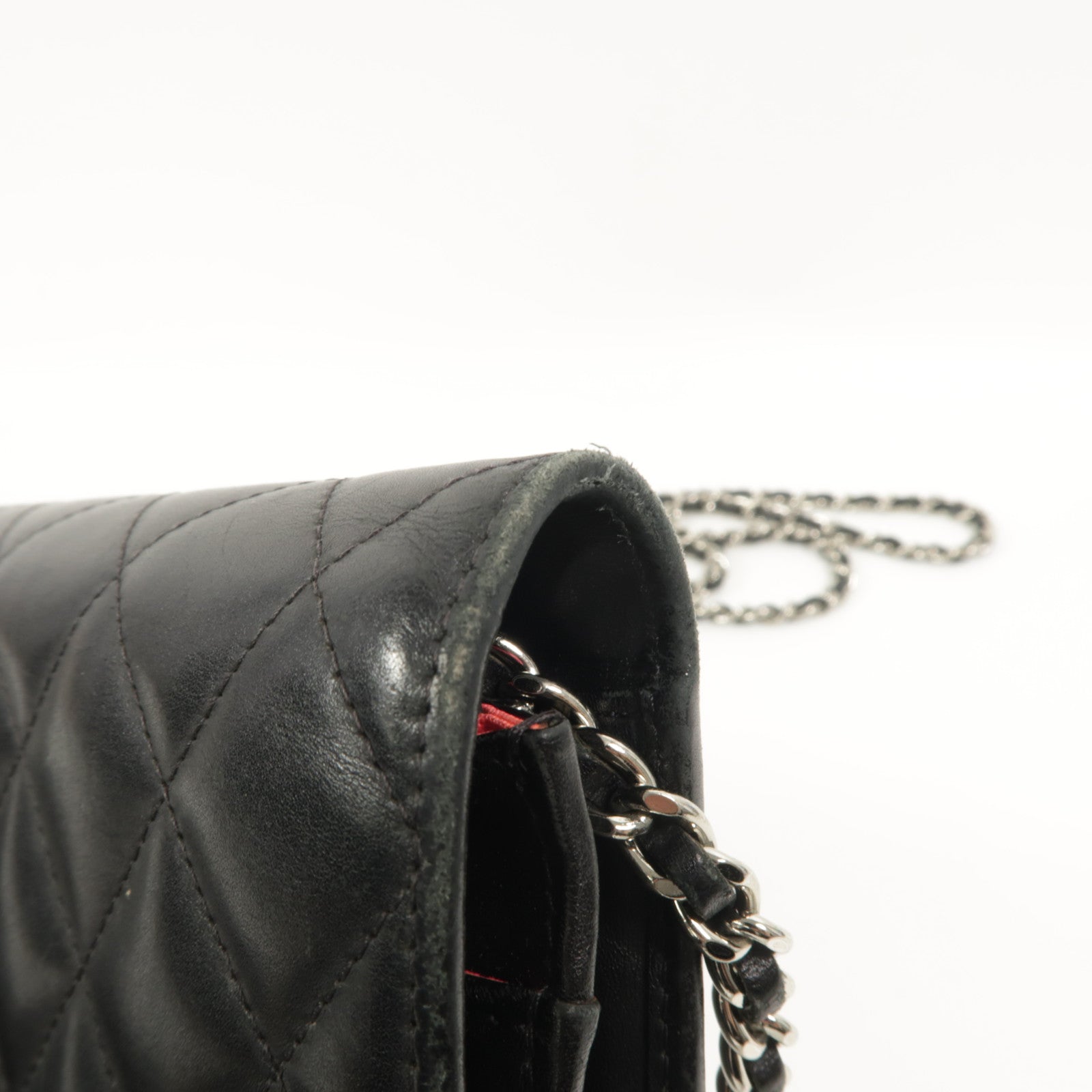 CHANEL 牛皮皮革Cambon Wallet On Chain鏈帶肩背袋