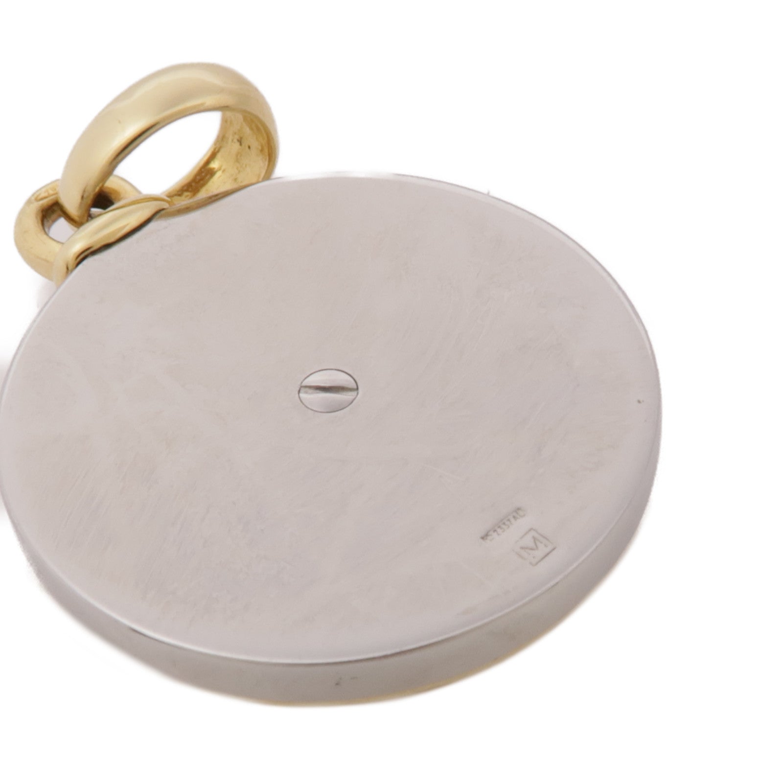 BVLGARI【激減優惠】 18K黃金/不鏽鋼Horoscope Pendant Top鑽石吊墜