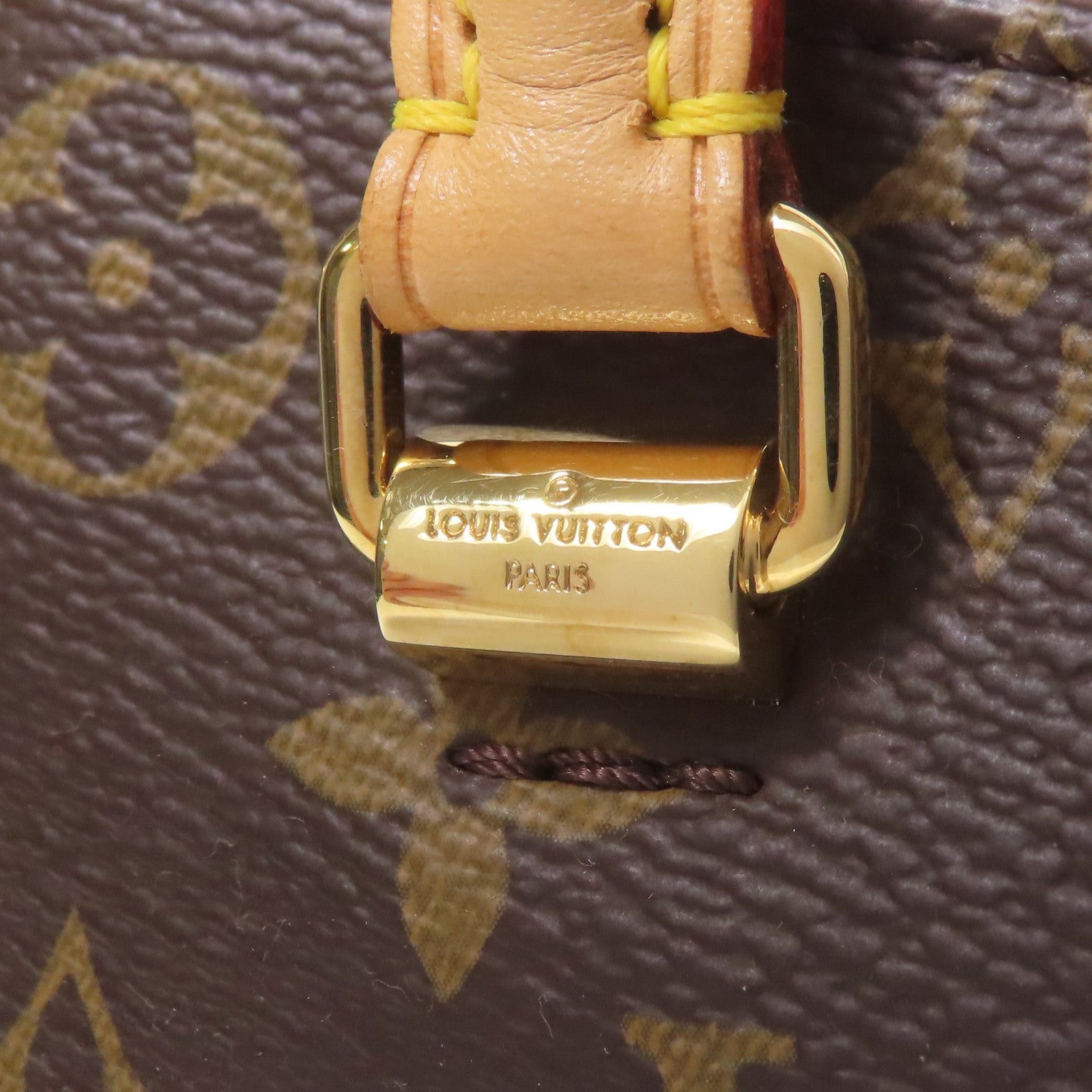 LOUIS VUITTON Monogram Pallas金扣手挽袋