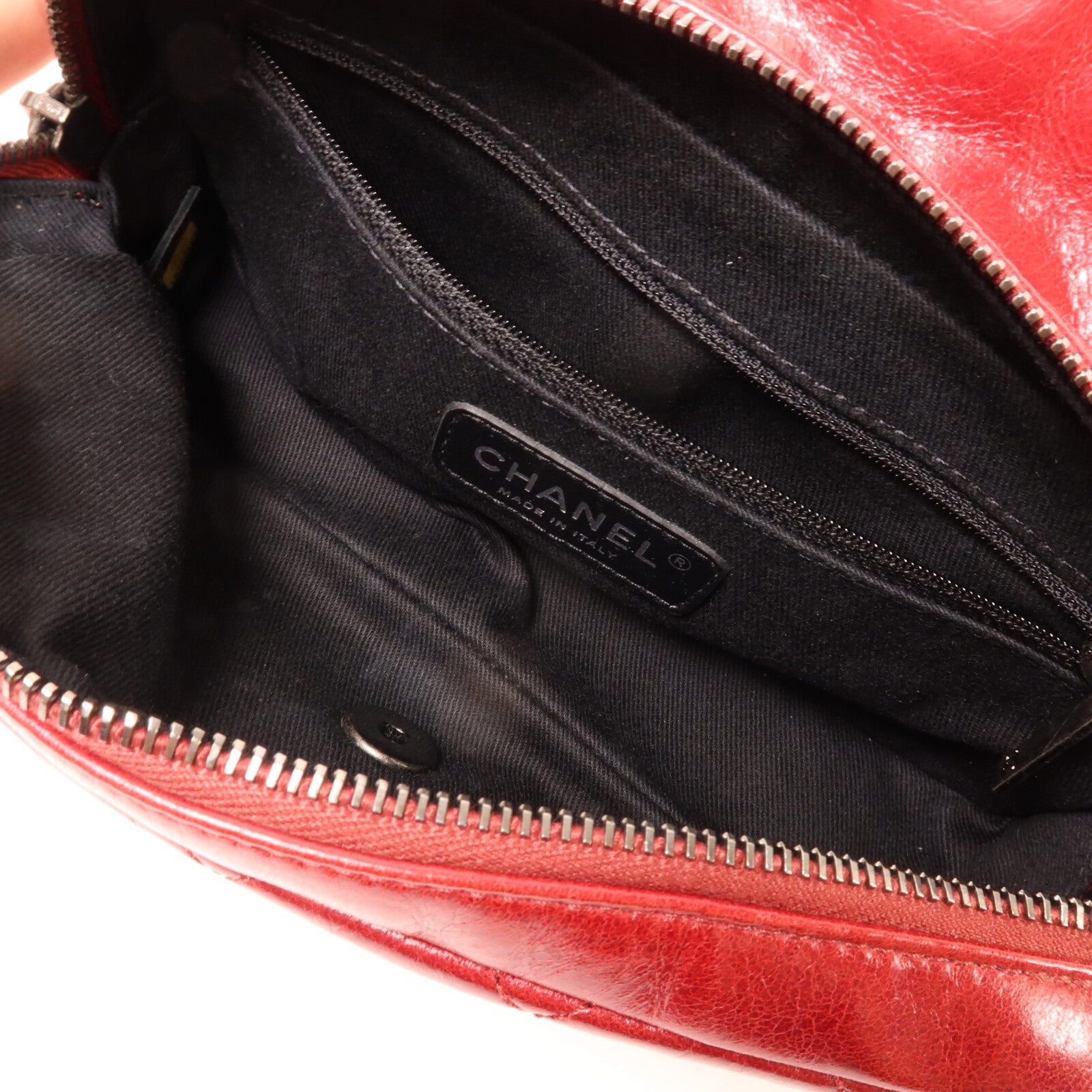 CHANEL 牛皮皮革Chain Shoulder鏈帶肩背袋